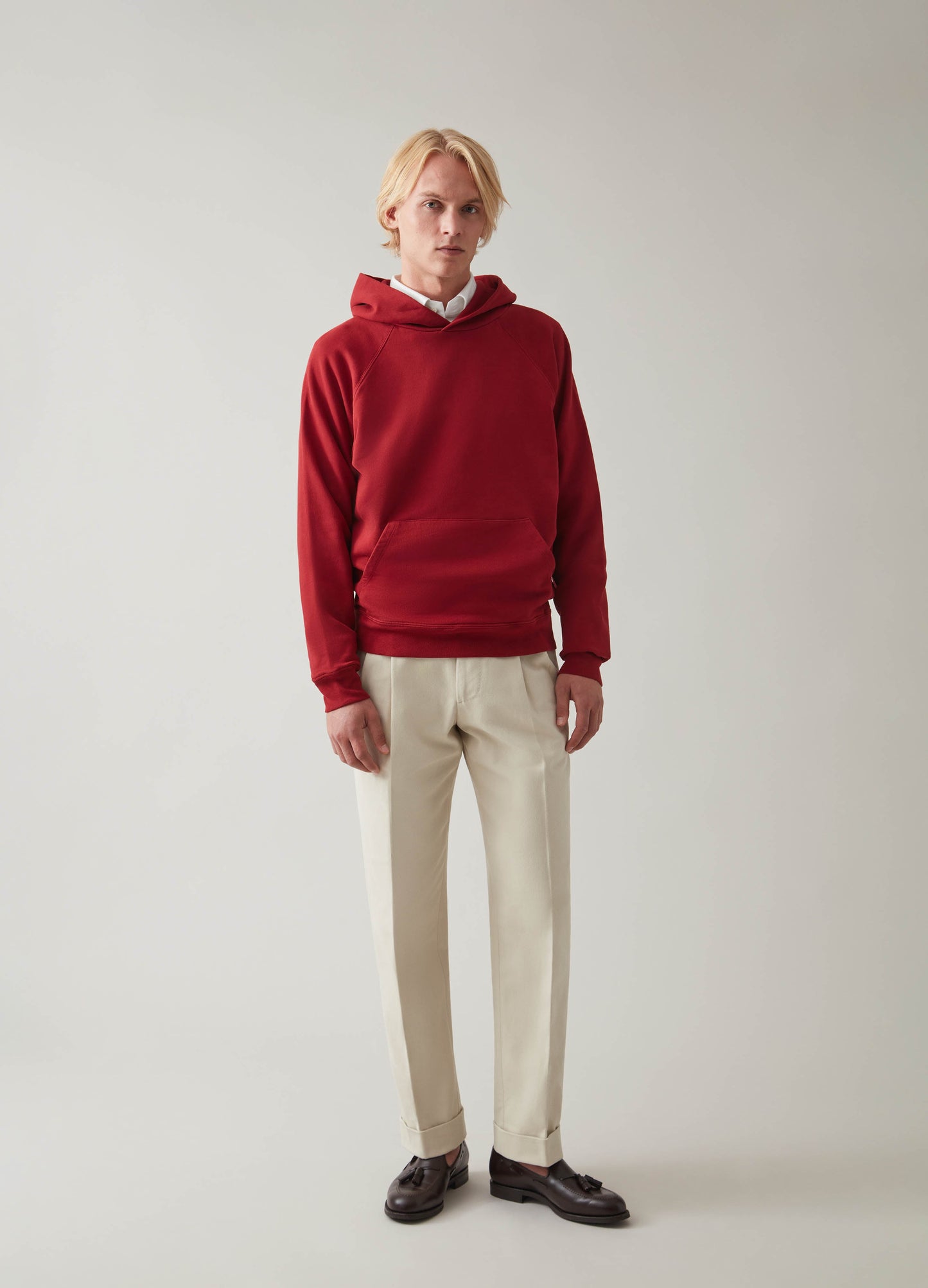 Torbjörn Raglan Hoodie - Deep Red Berg & Berg