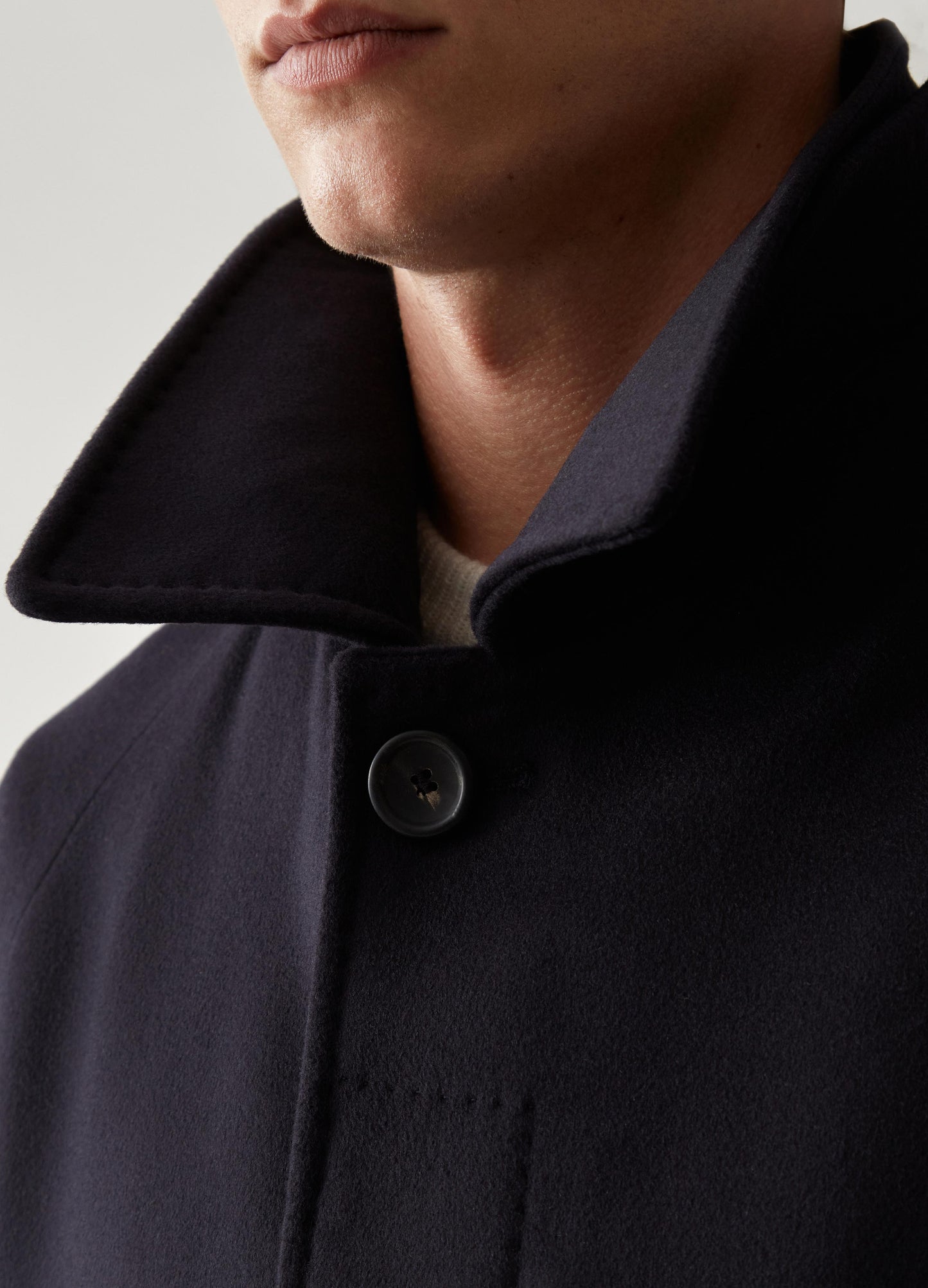 Nelson Raglan Coat - Navy | Berg & Berg