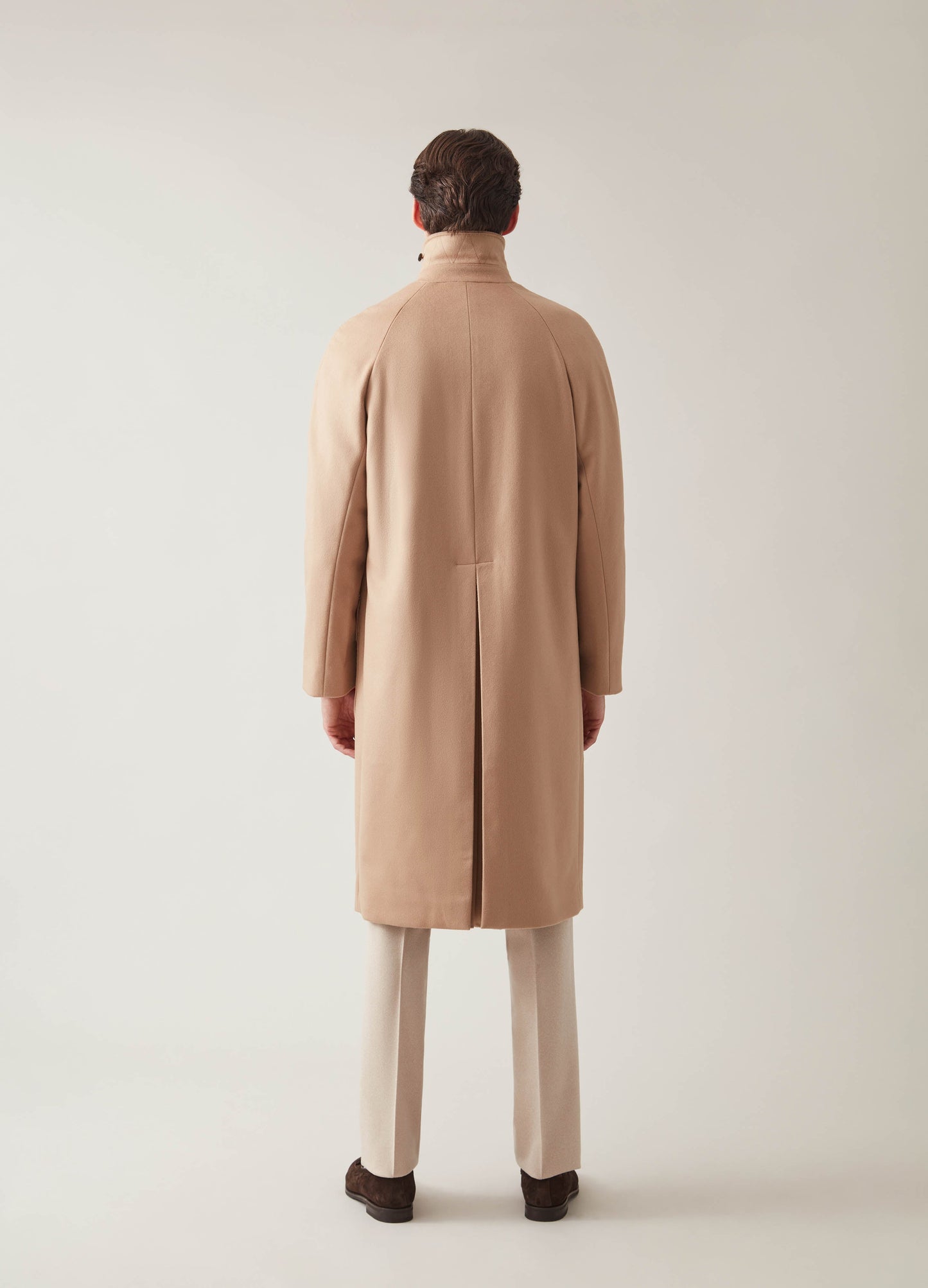 Nelson Raglan Coat - Camel | Berg & Berg