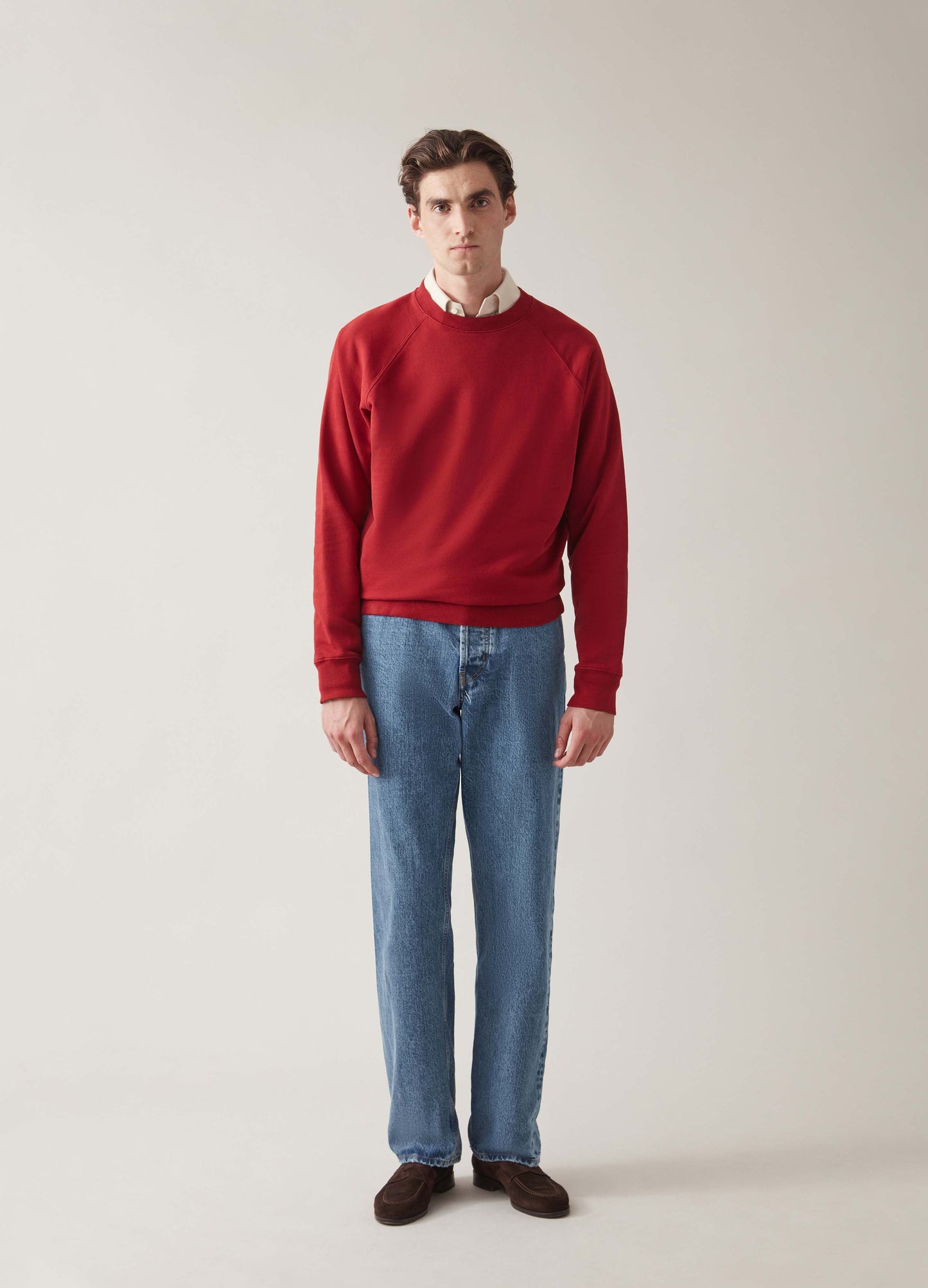 Tommy Raglan Sweatshirt - Deep Red Berg & Berg