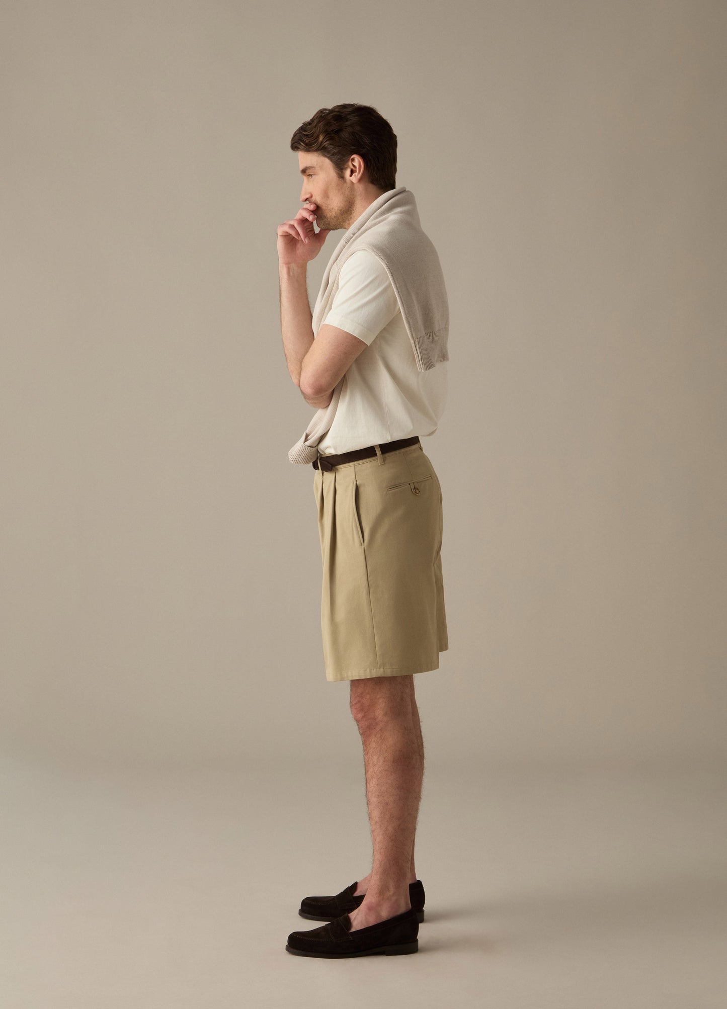 Antonello Cotton Shorts - Sand Berg & Berg