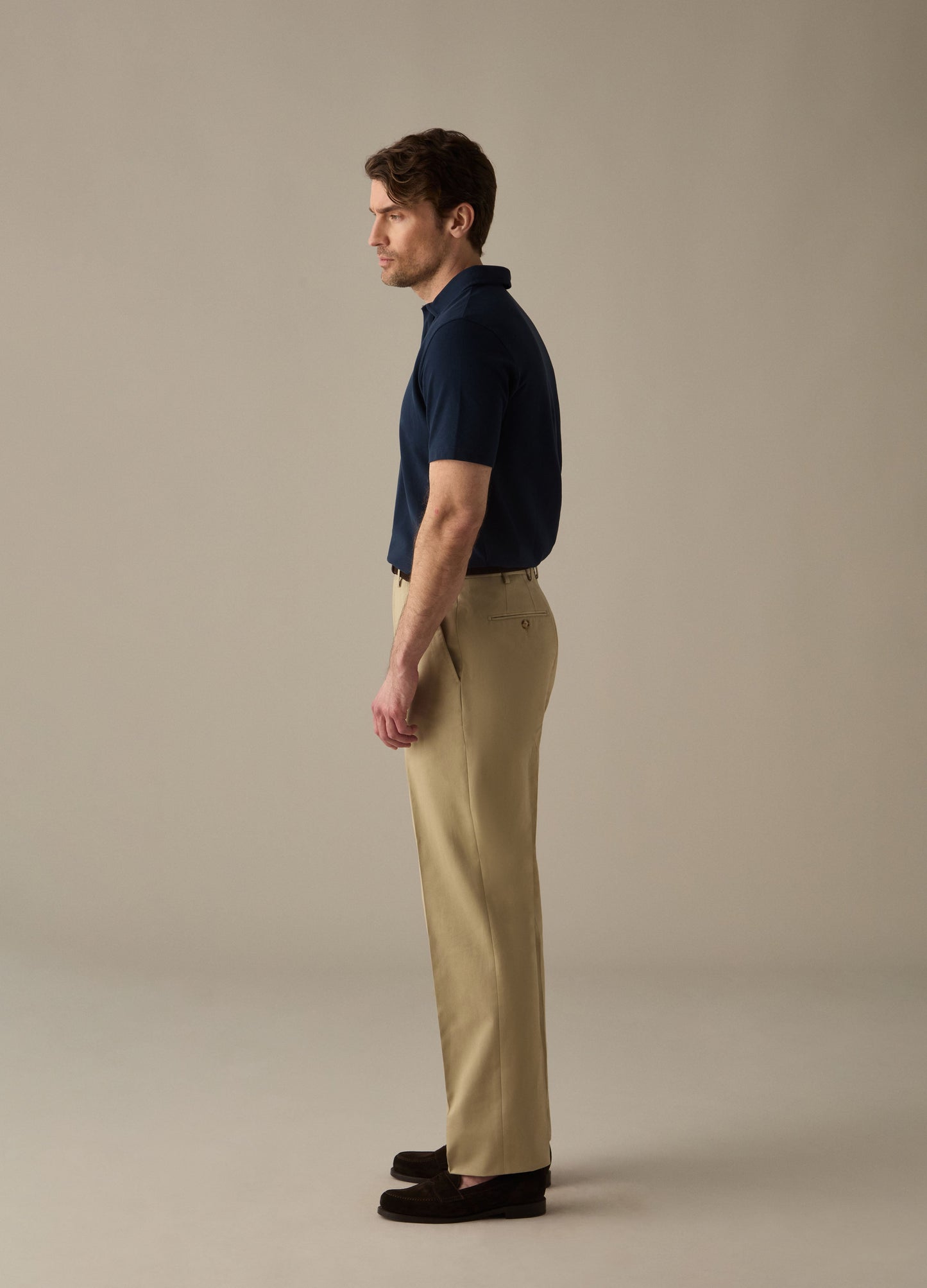 Alfie Cotton Trousers - Sand Berg & Berg