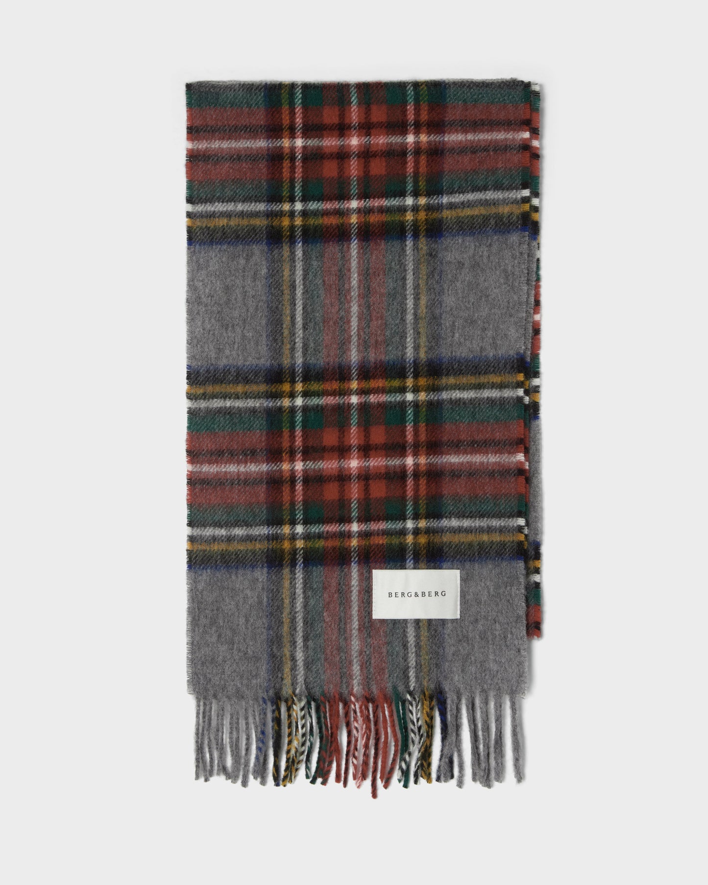 Wool Scarf - Grey Stewart Berg & Berg