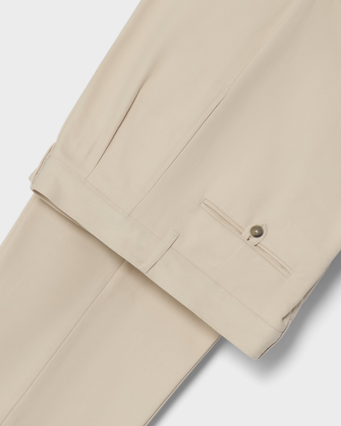 Antonello Cotton Trousers - Cream Berg & Berg