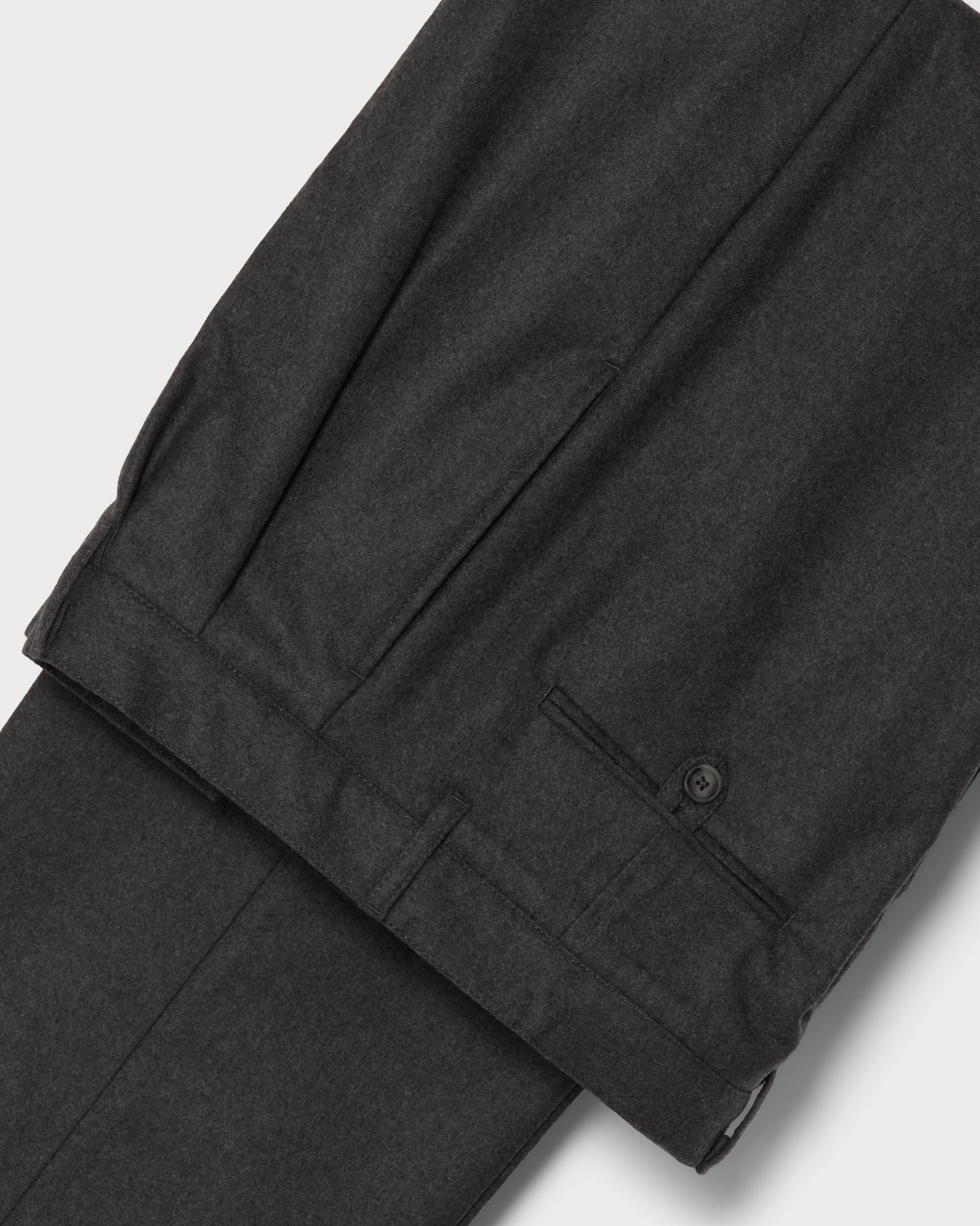 Antonello Flannel Trousers - Moss Green/Grey Berg & Berg