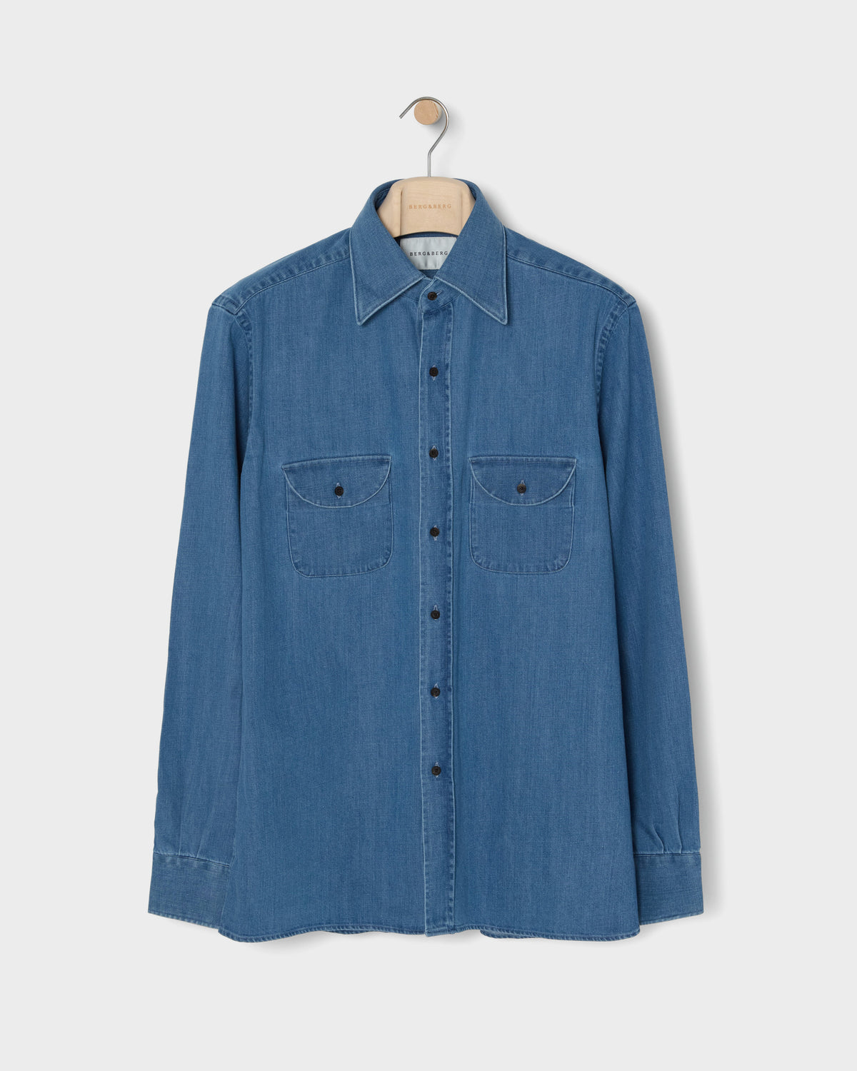 Francois Denim Shirt - Light Blue Wash Berg & Berg