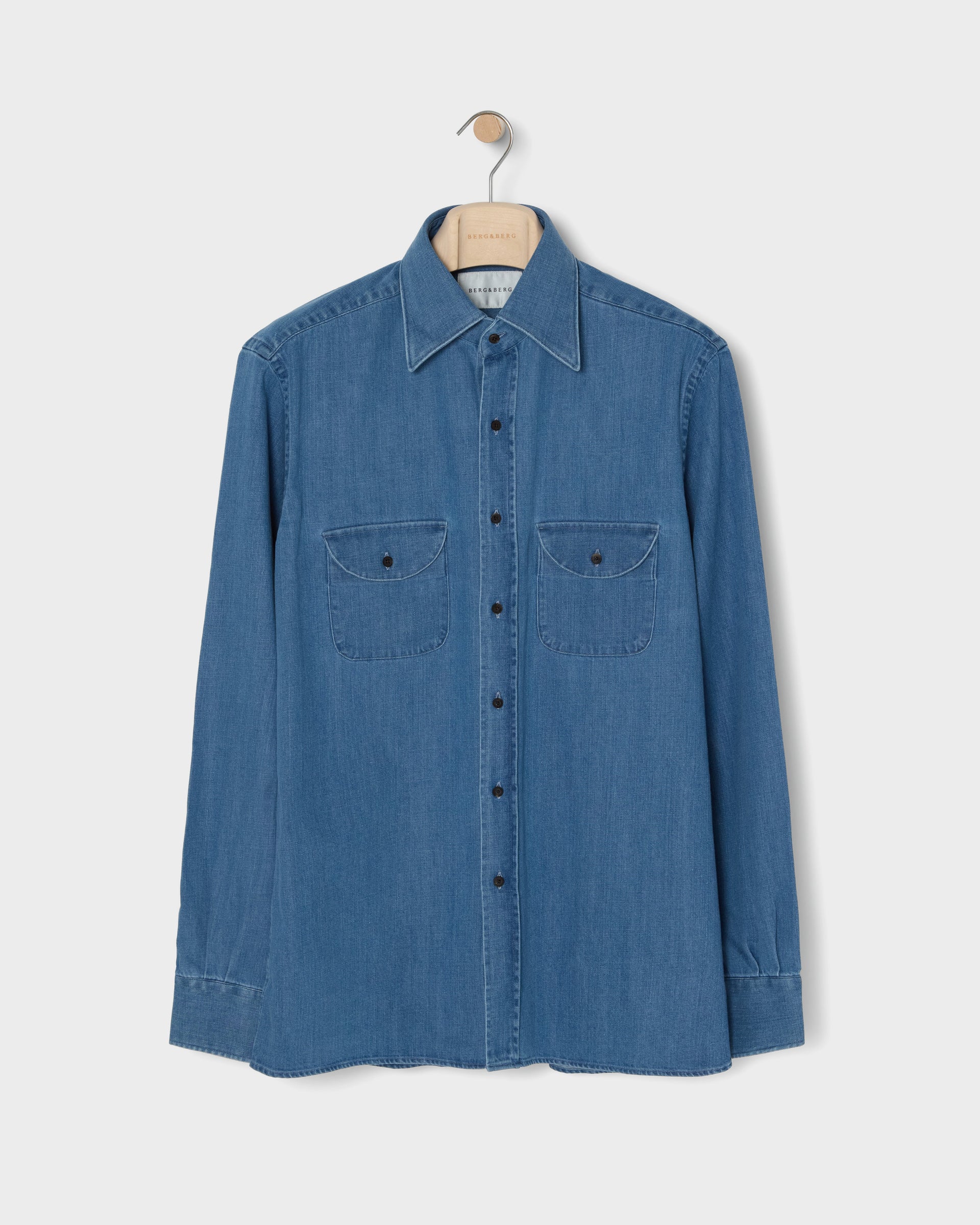 Francois Denim Shirt - Light Blue Wash Berg & Berg