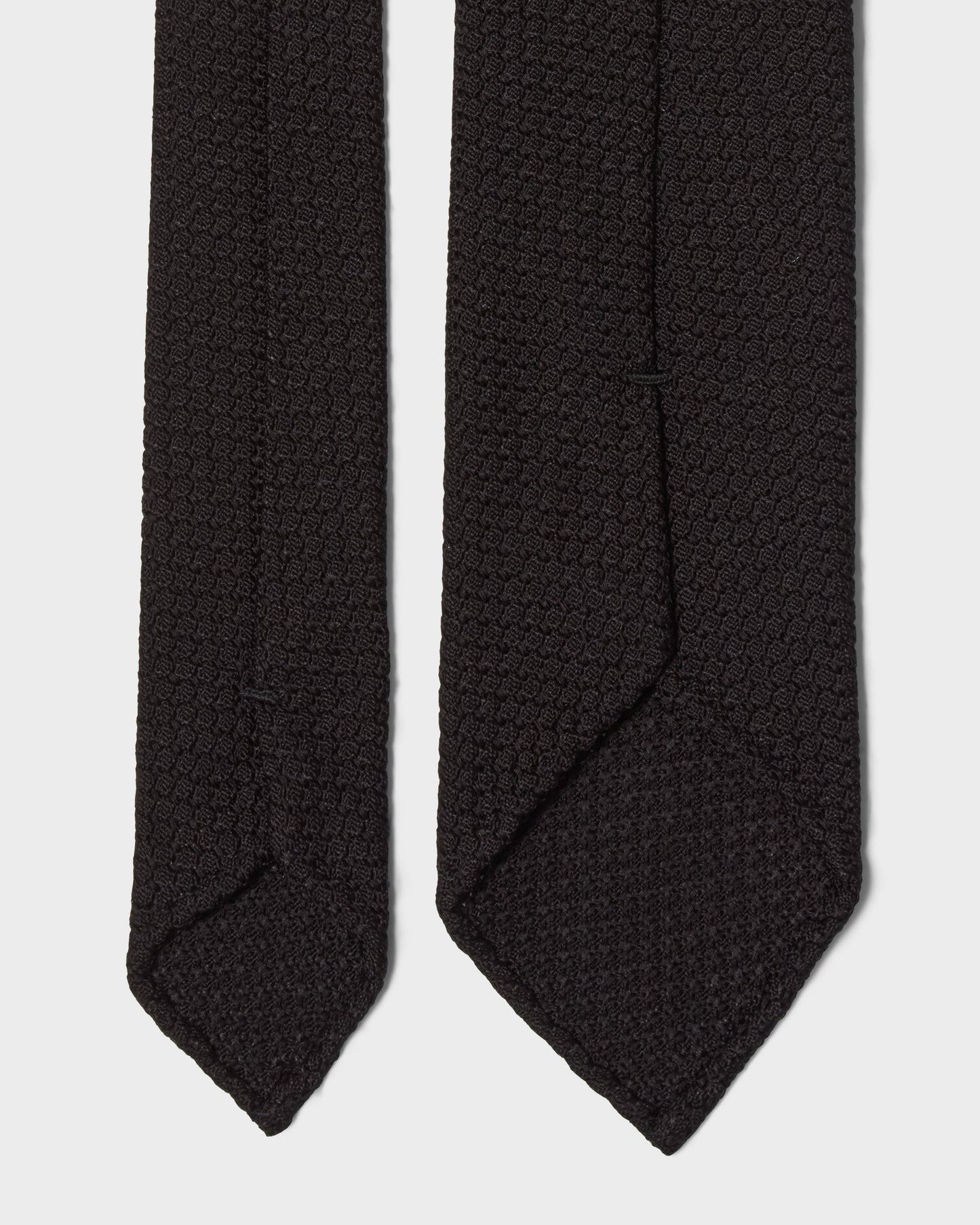 Grenadine Silk Tie - Black | Berg & Berg