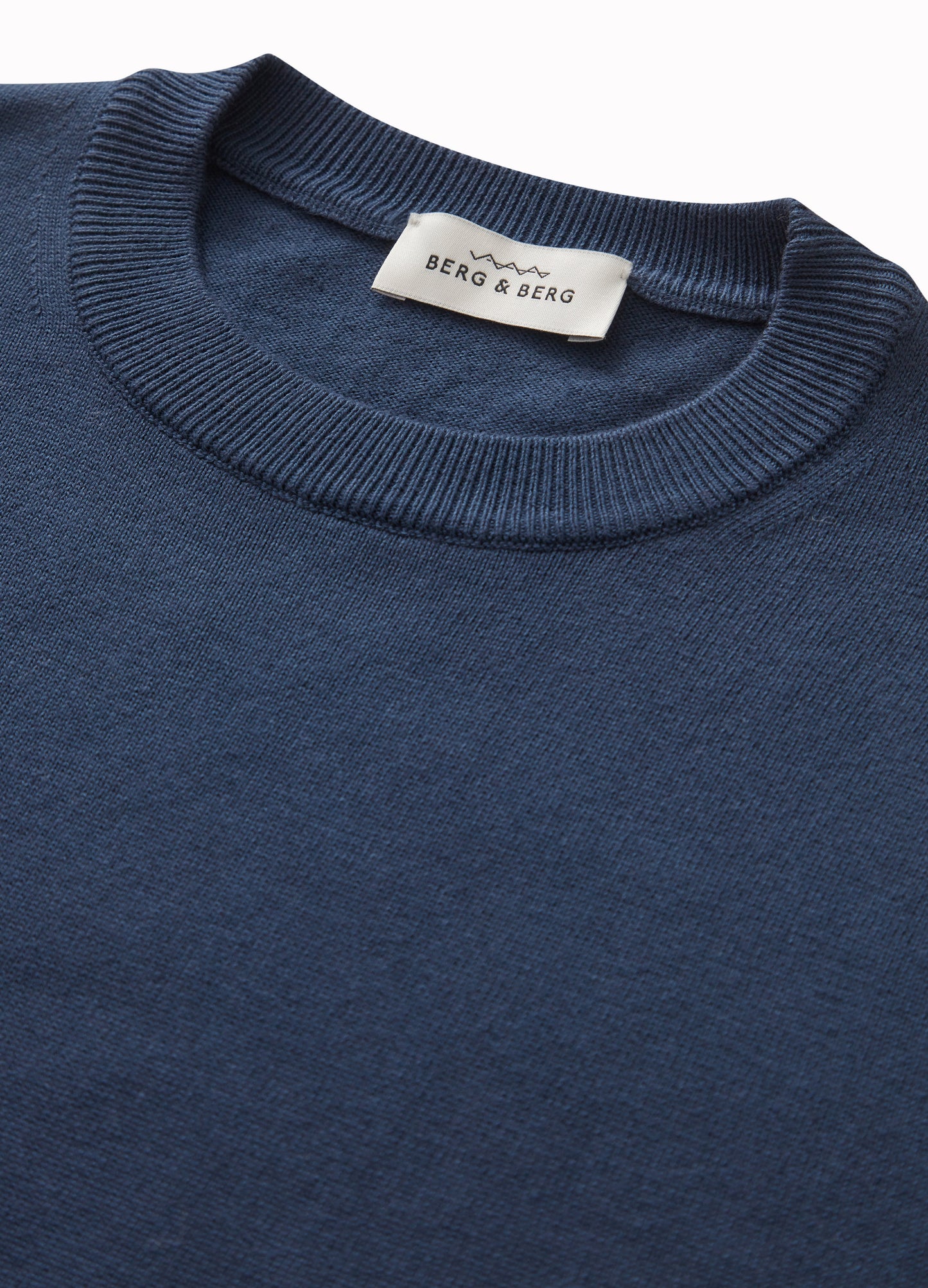 Bo Knitted T-Shirt - Navy Berg & Berg