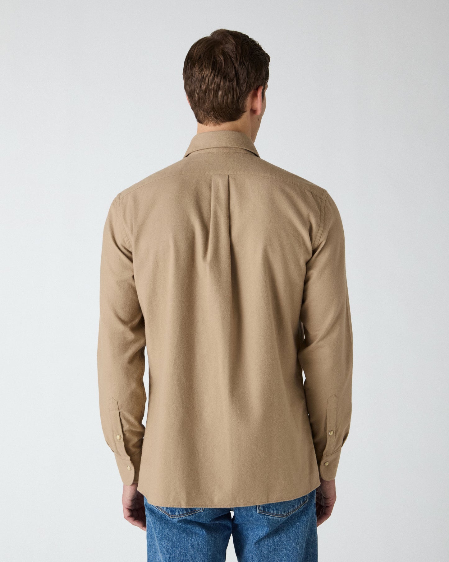 Fernando Western Shirt - Camel Berg & Berg