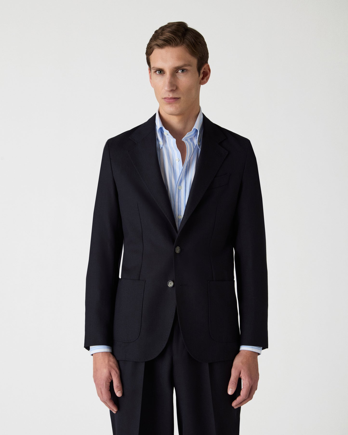 Dante High Twist Suit - Navy Berg & Berg