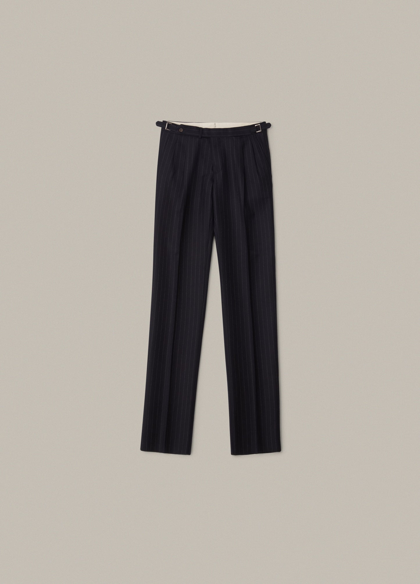 Antonio Chalk Stripe Trousers - Navy Berg & Berg