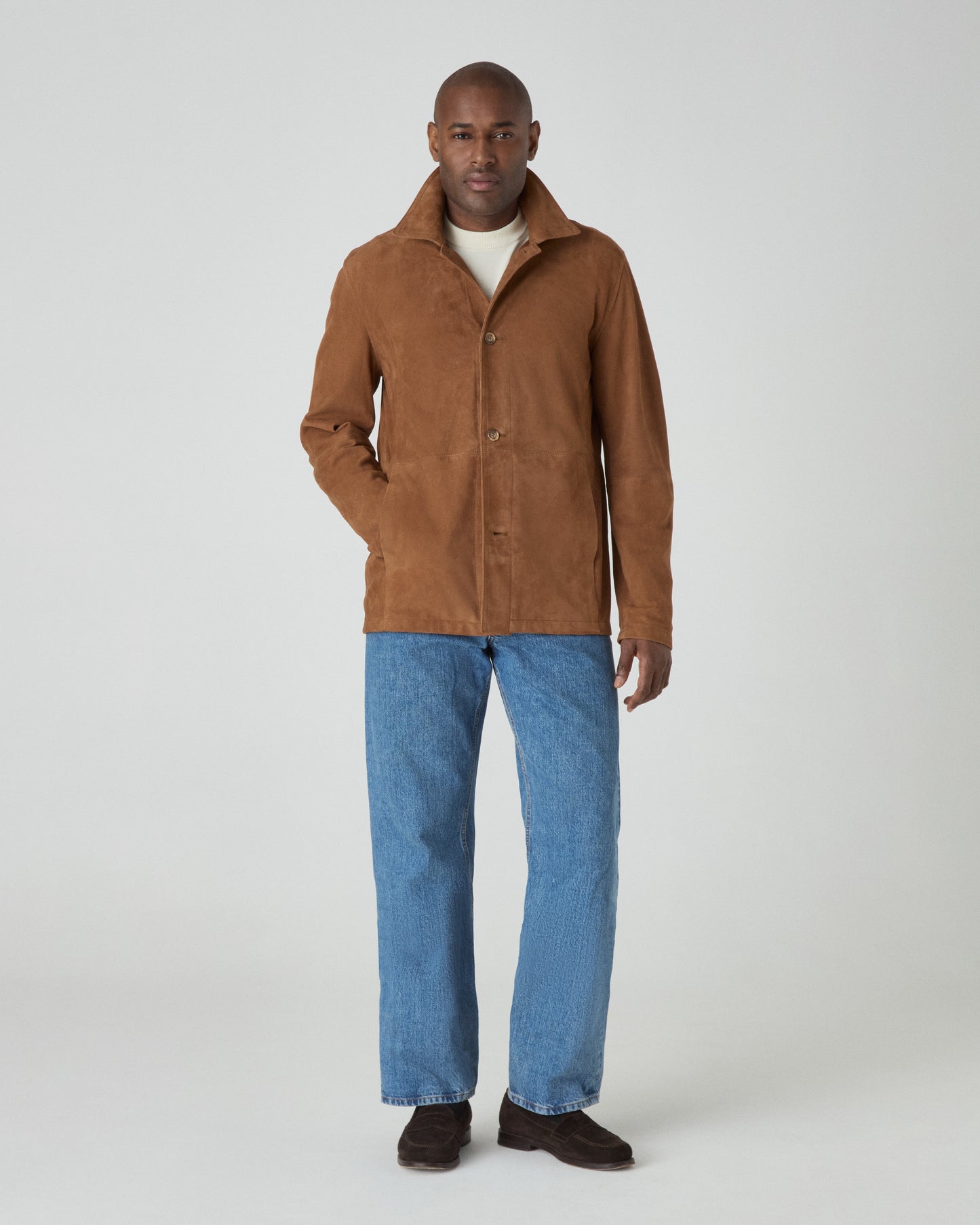Noel Suede Jacket - Polo Brown Berg & Berg