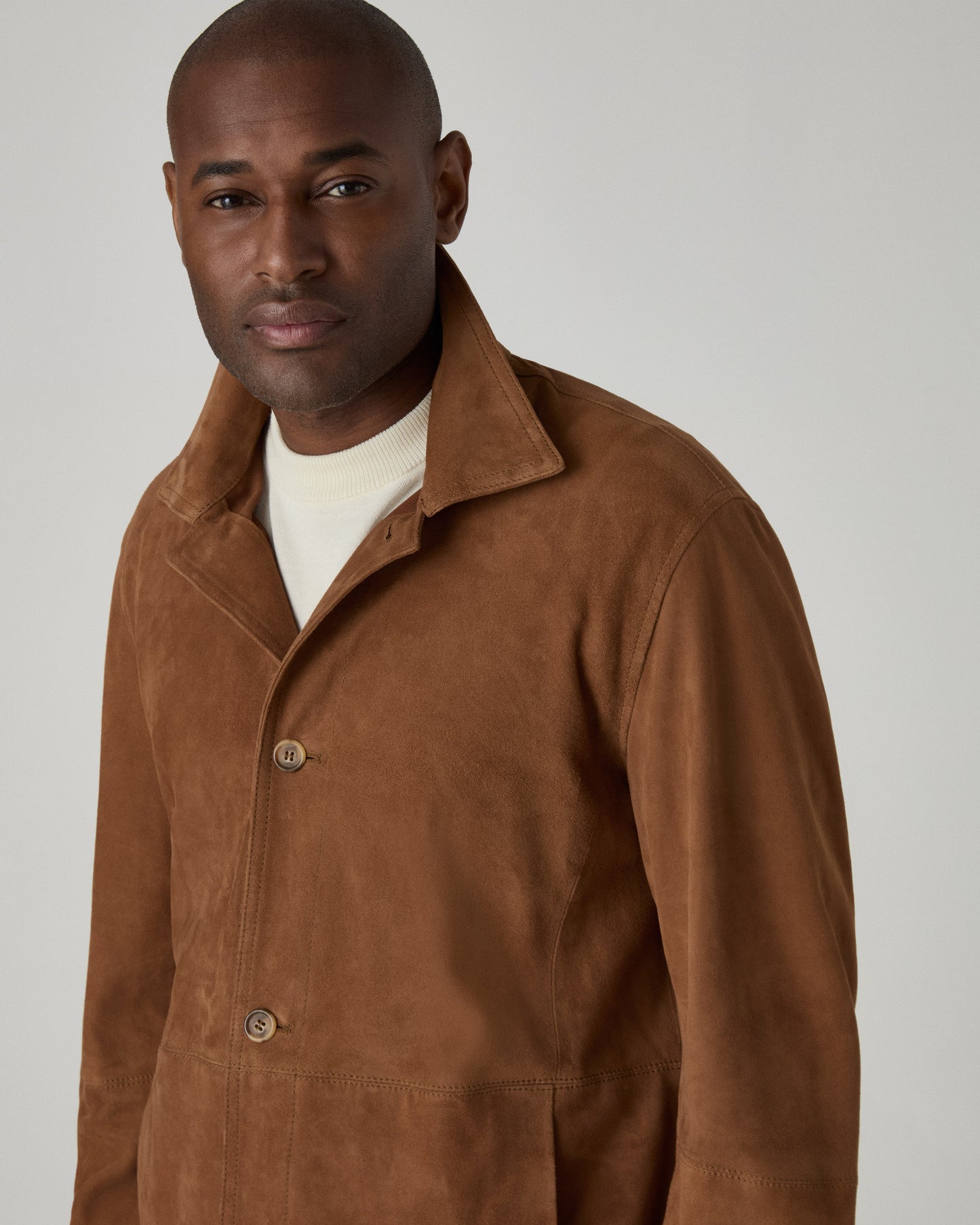 Noel Suede Jacket - Polo Brown Berg & Berg