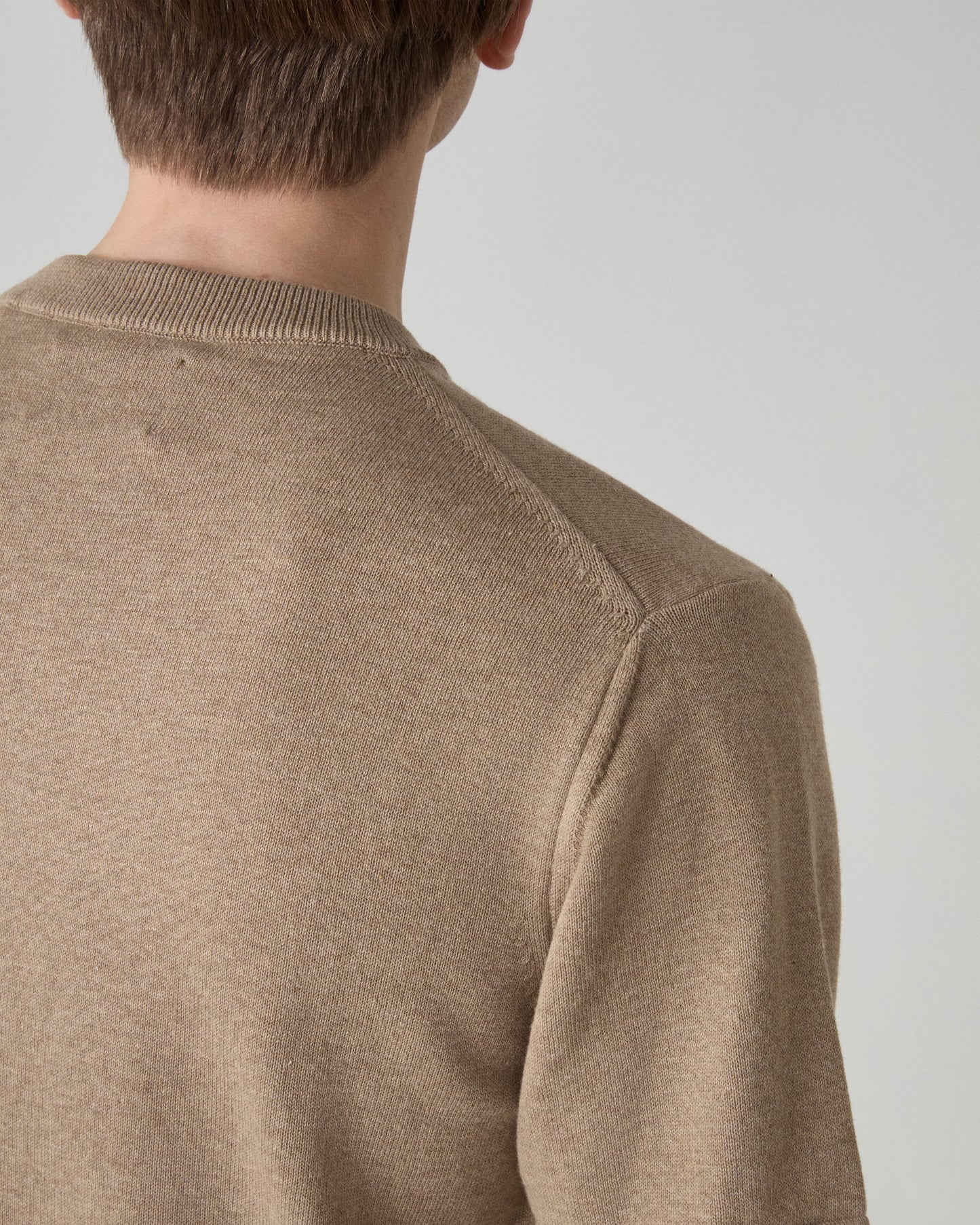 Bo Knitted T-Shirt - Hazel Brown Berg & Berg