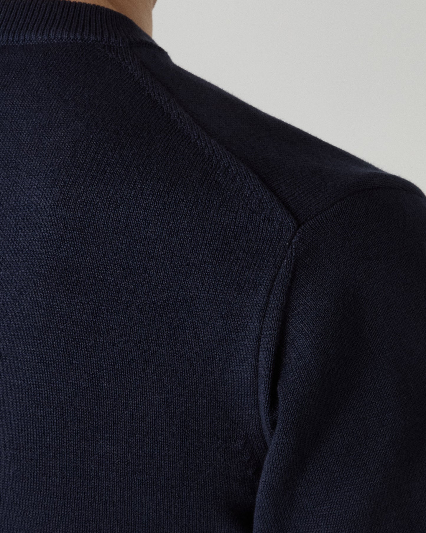 Bo Knitted T-Shirt - Navy Berg & Berg