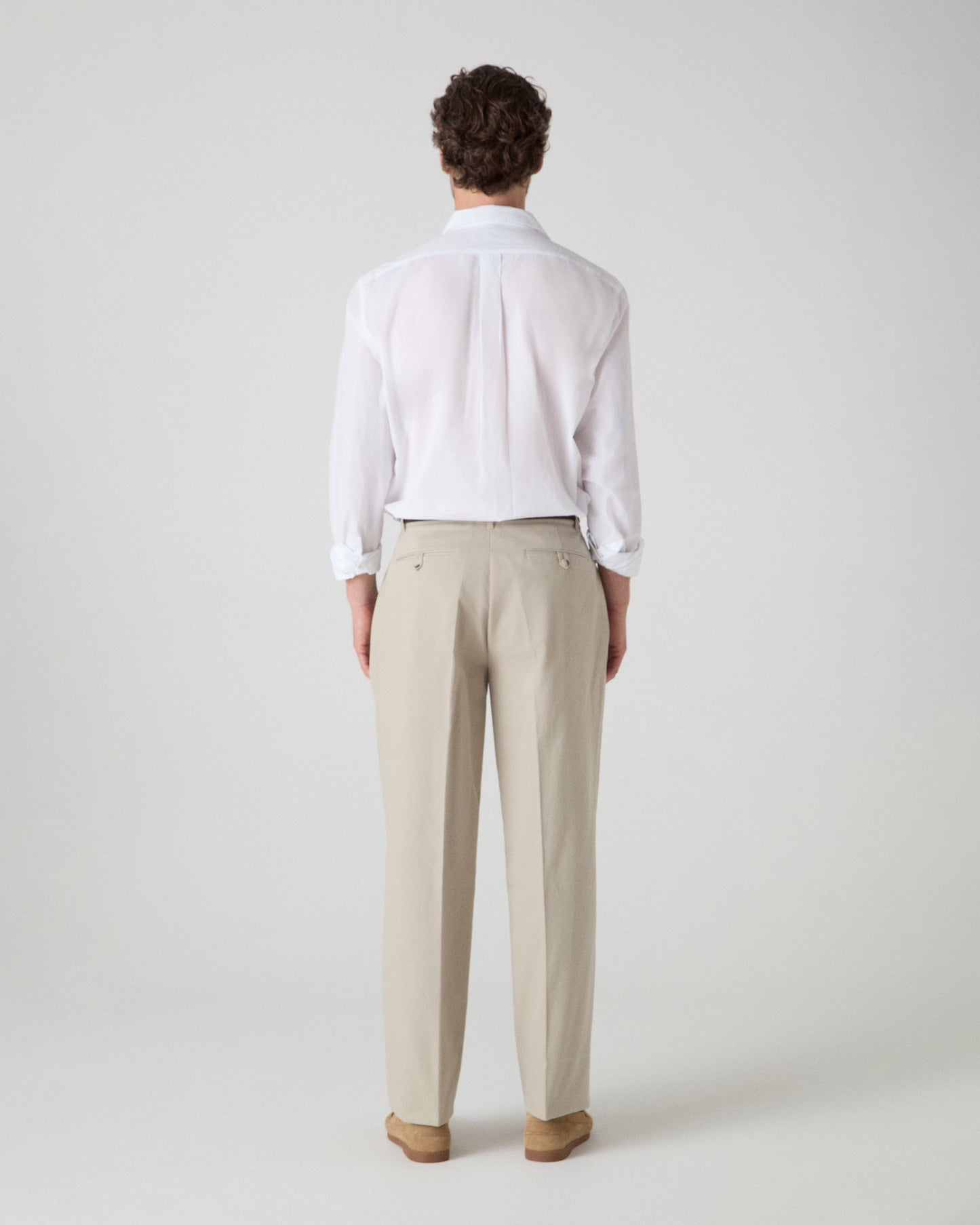 Alfred Cotton Trousers - Stone Berg & Berg