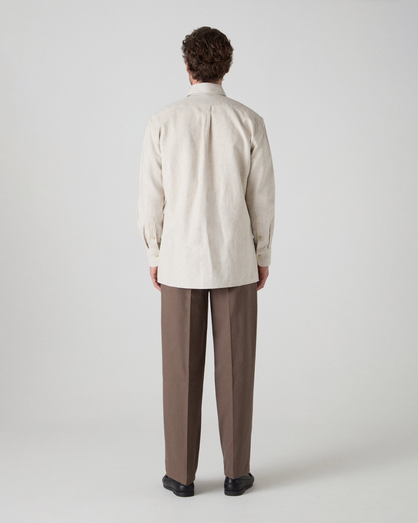 Fernando Western Shirt - Sand | Berg & Berg