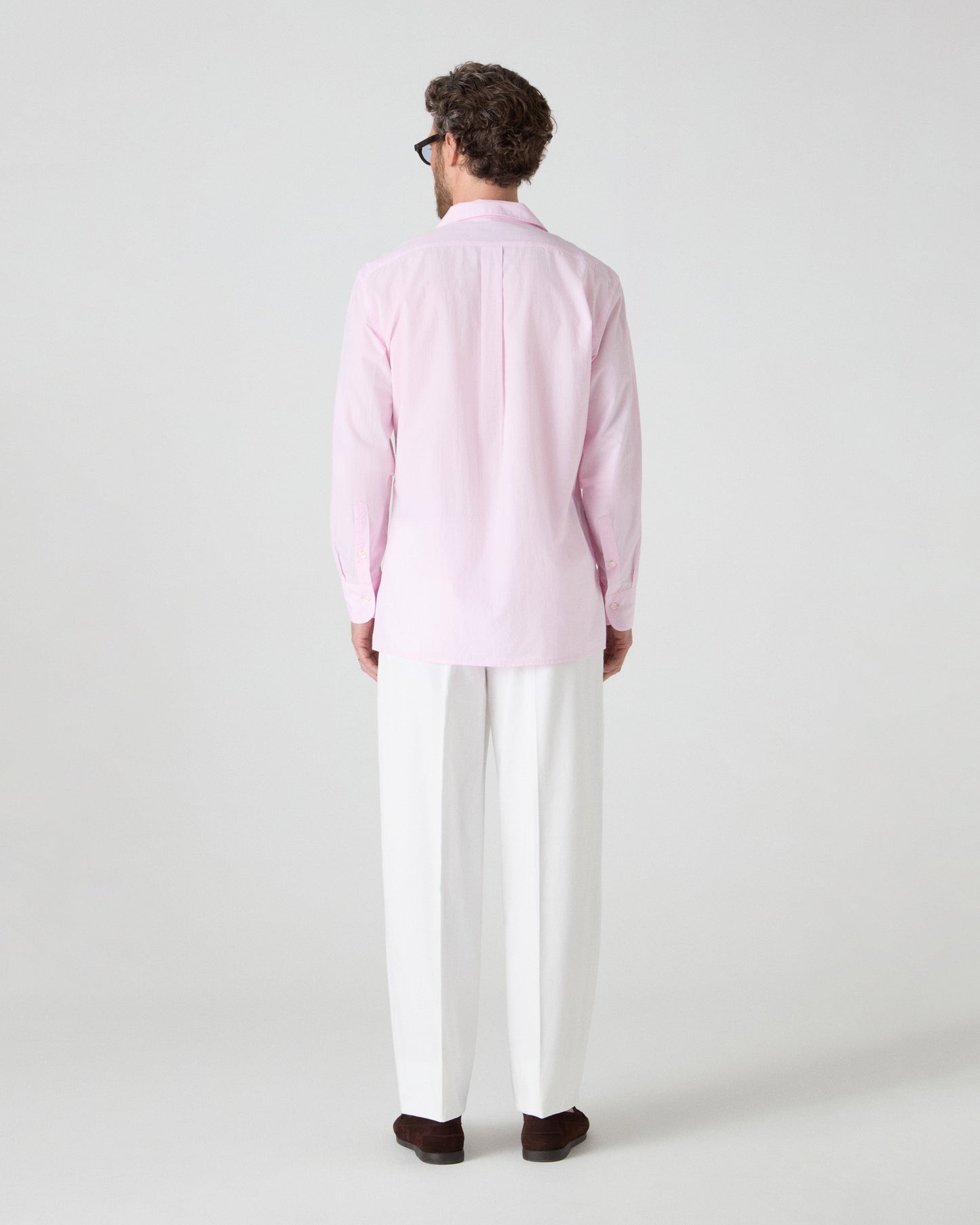 Fred Camp Collar Shirt - Faded Pink Berg & Berg