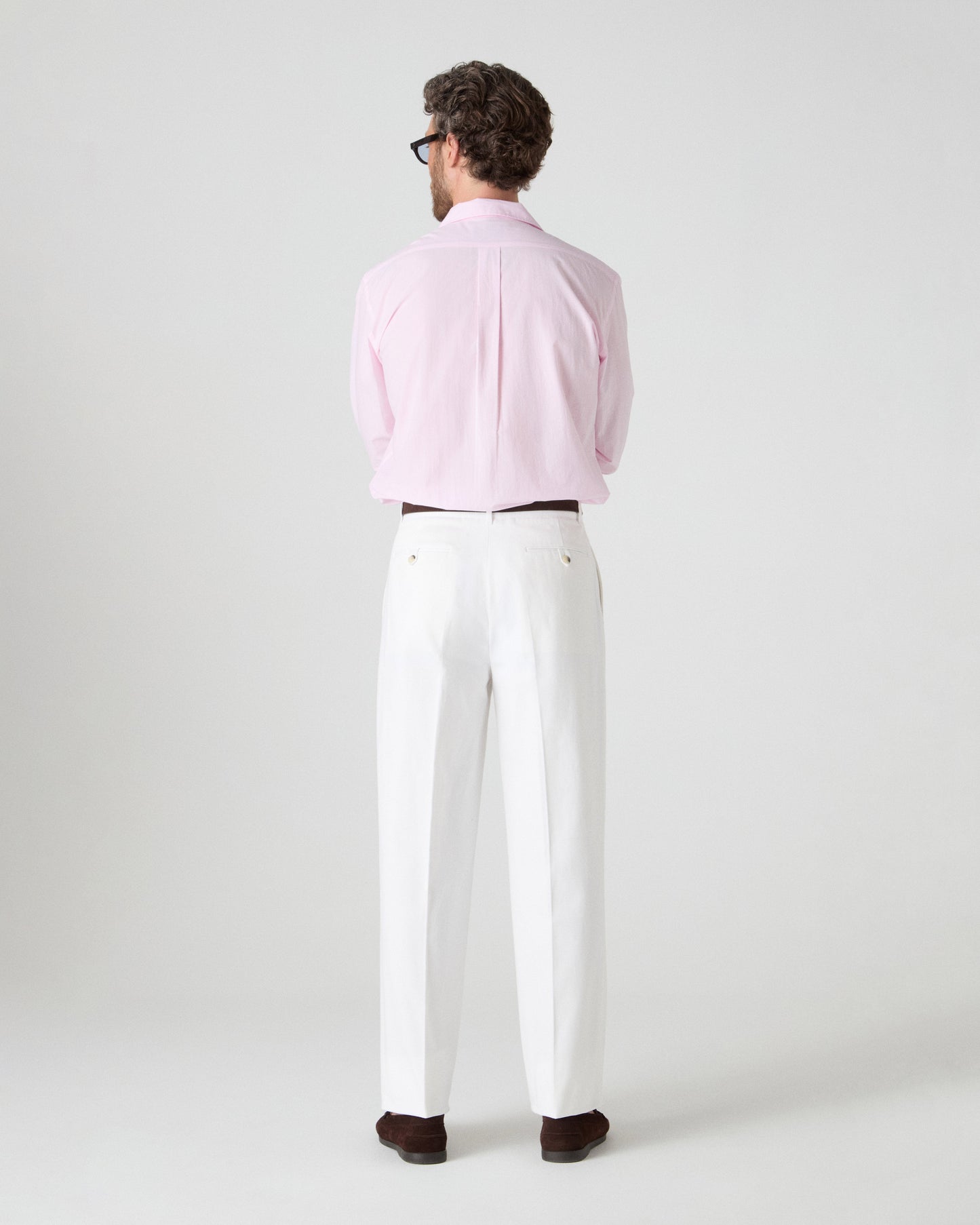 Antonello Cotton Trousers - Ivory Berg & Berg