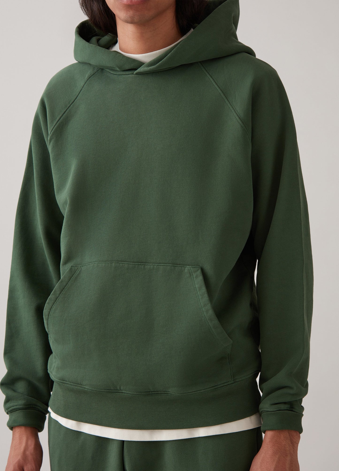 Torbjörn Raglan Hoodie - Green Berg & Berg