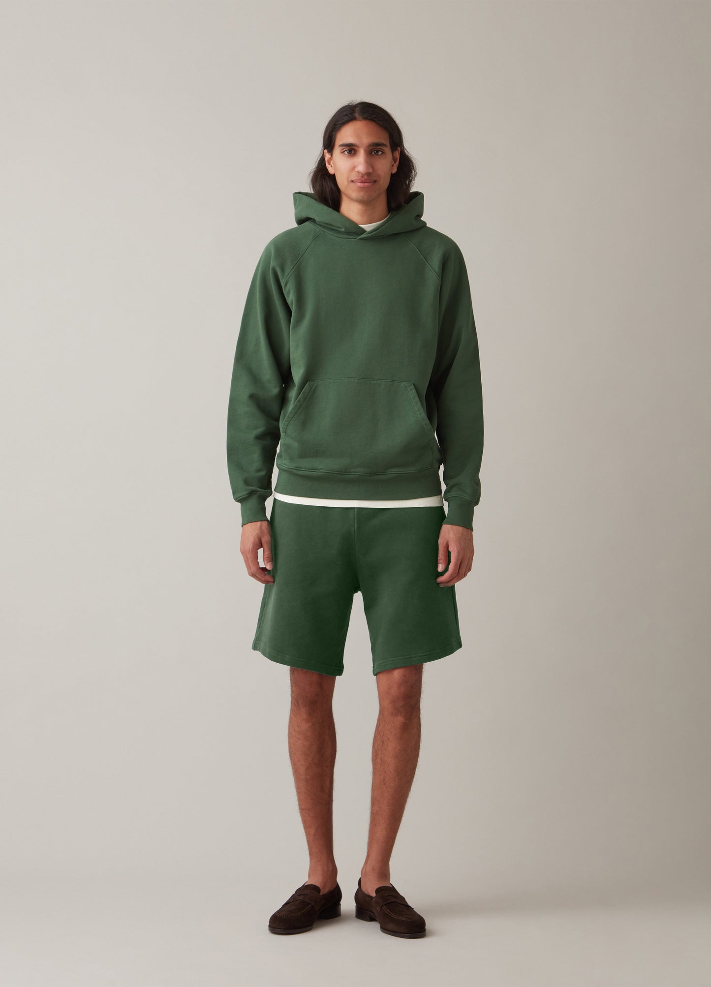 Torbjörn Raglan Hoodie - Green Berg & Berg