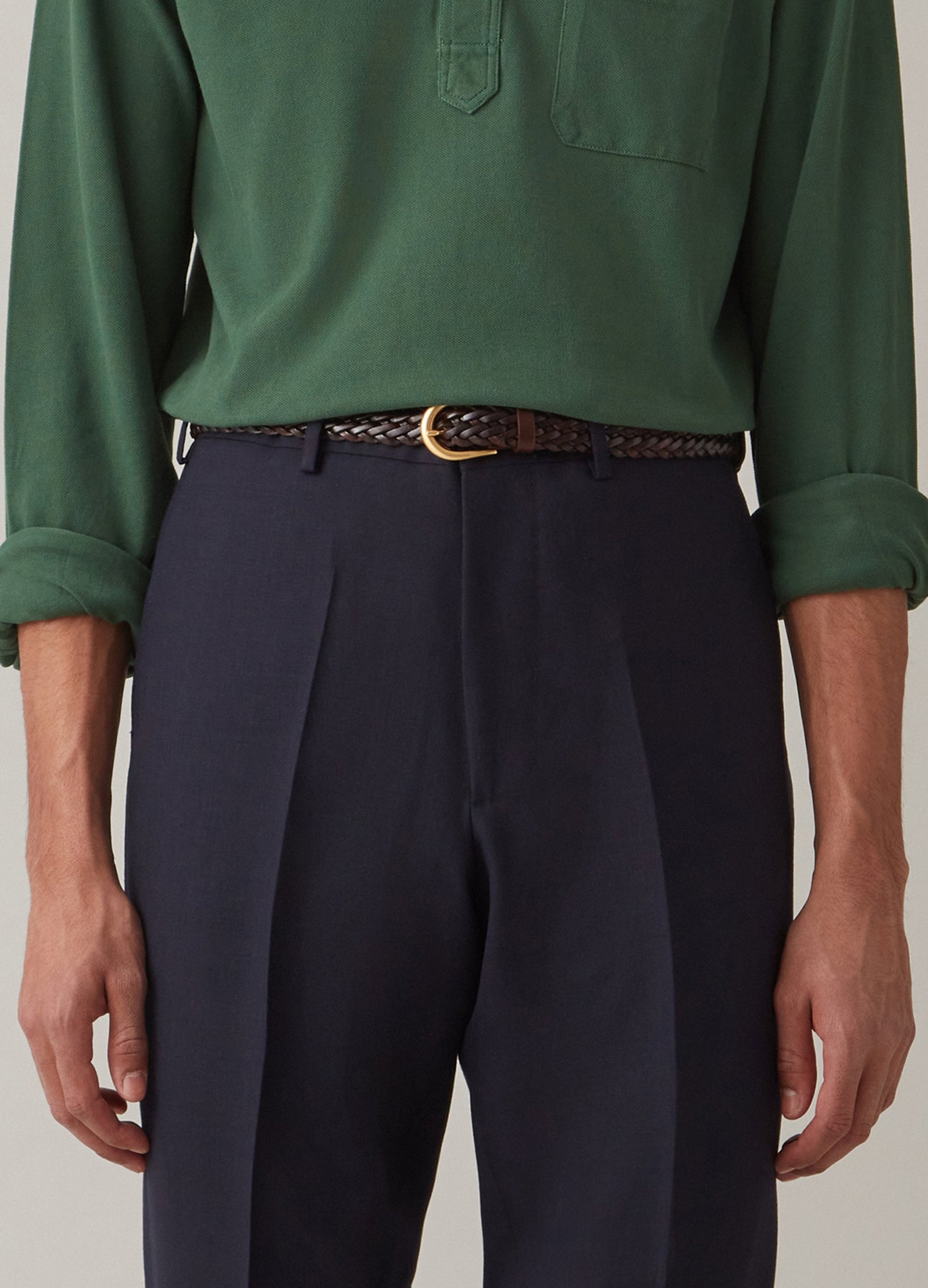 Braided Belt - Chocolate Berg & Berg