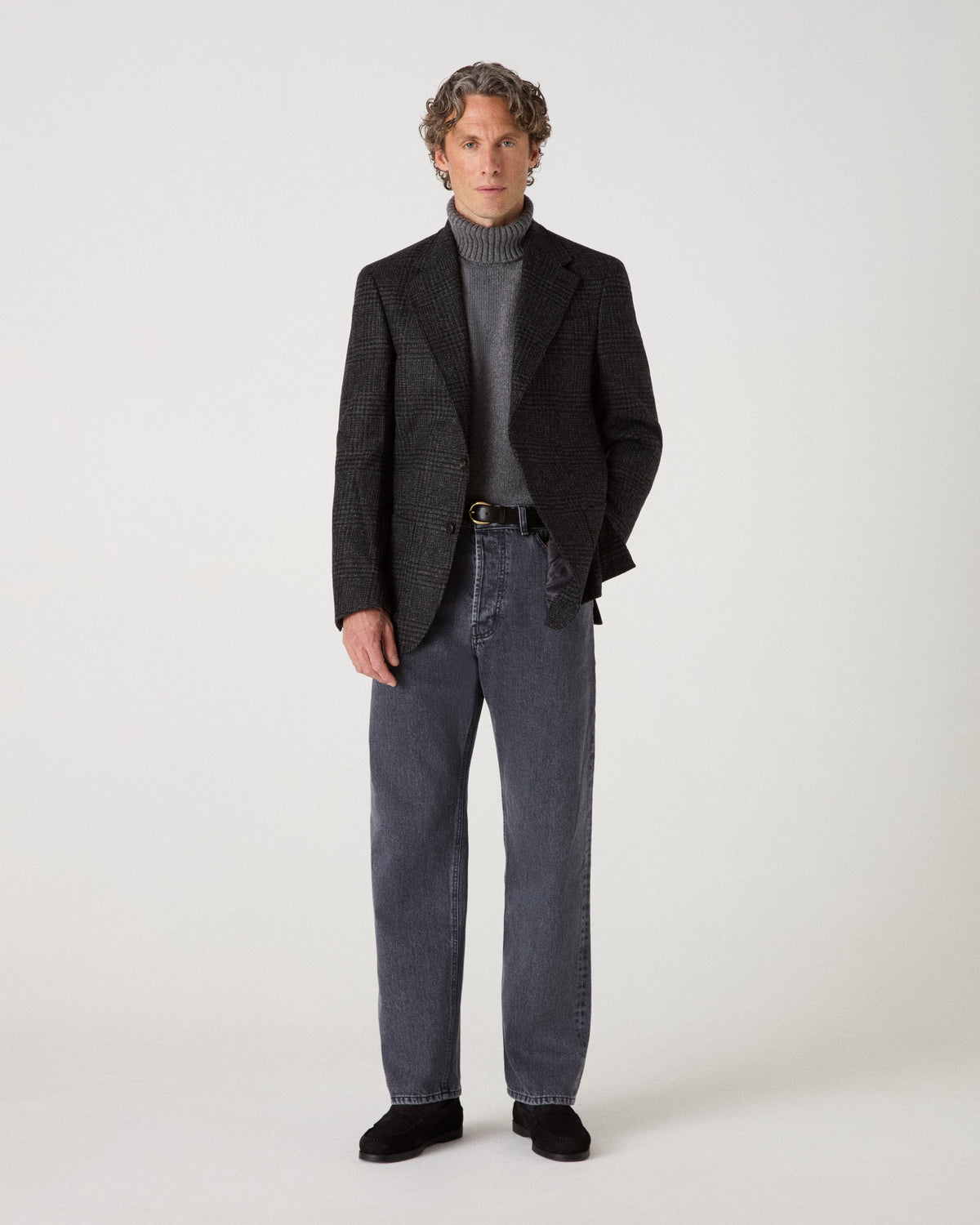 Dag Sport Tweed Jacket - Charcoal/Grey Glen Berg & Berg