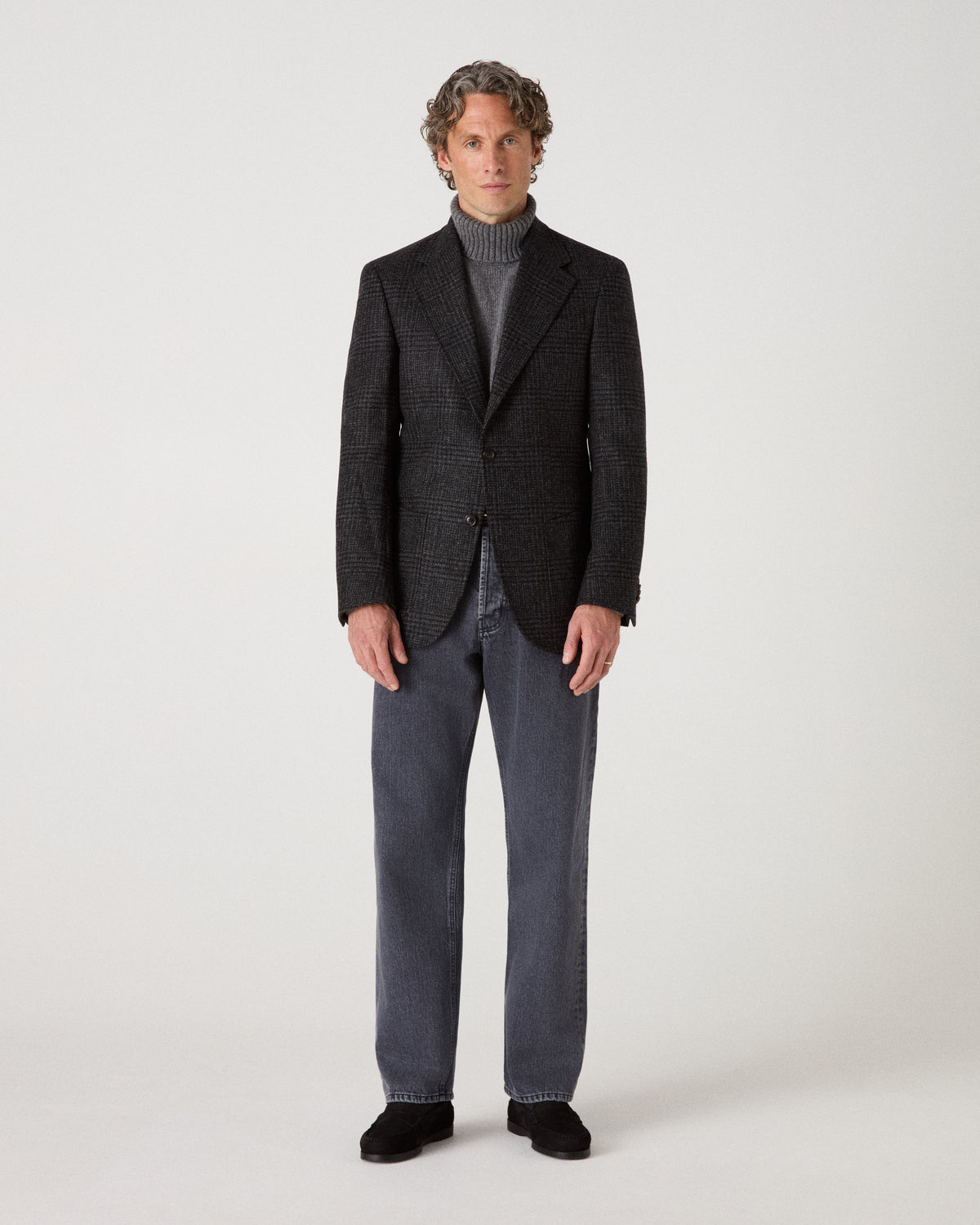 Dag Sport Tweed Jacket - Charcoal/Grey Glen Berg & Berg