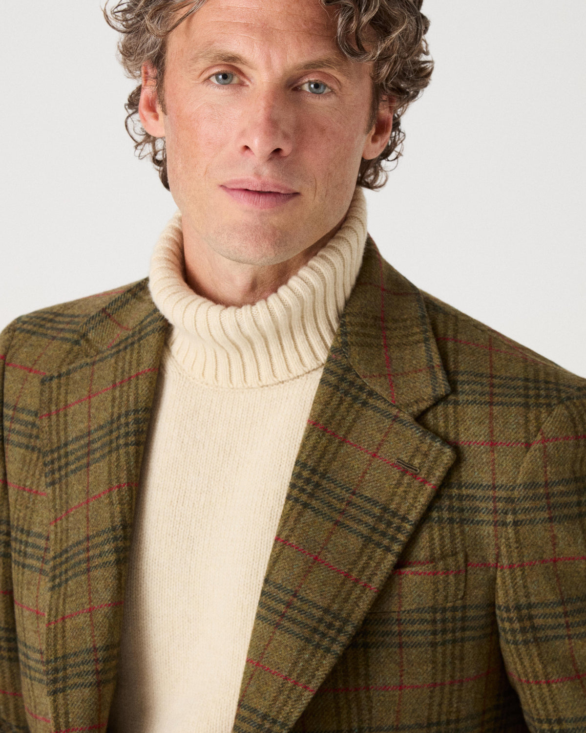 Dag Sport Tweed Jacket - Green Check Berg & Berg