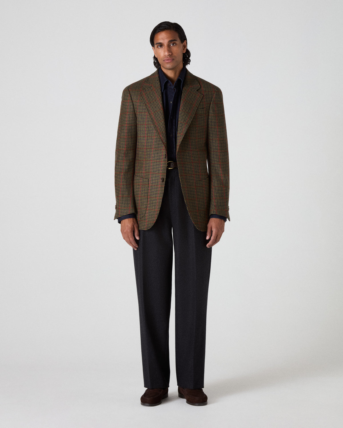 Dag Sport Tweed Jacket - Navy/Moss/Barn Gunclub Berg & Berg