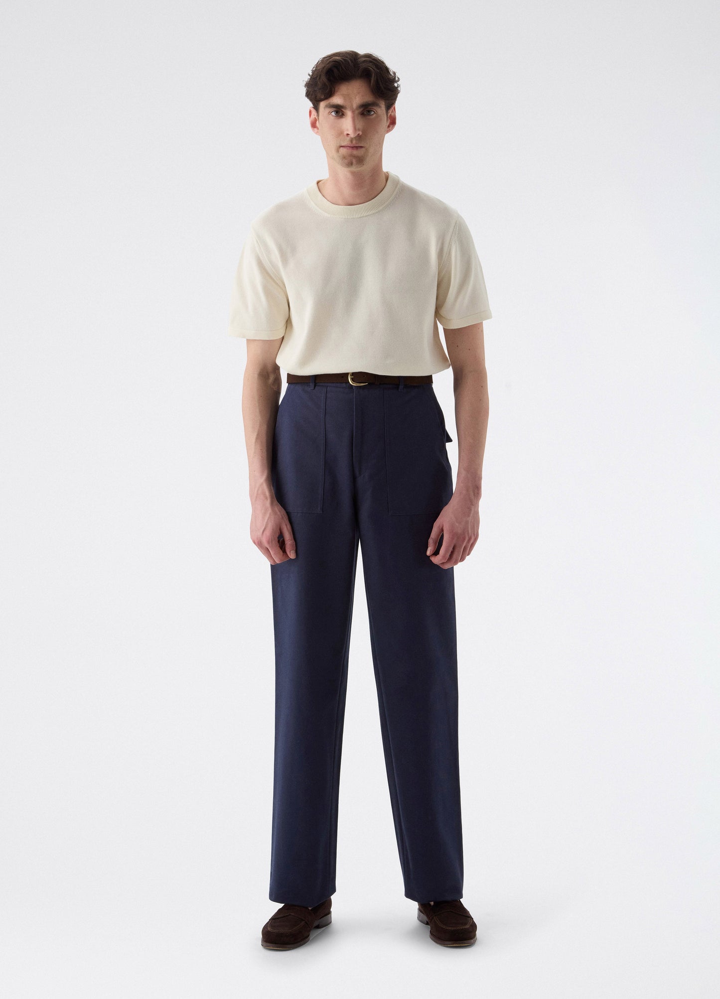 Albert Fatigue Trousers - Navy | Berg & Berg