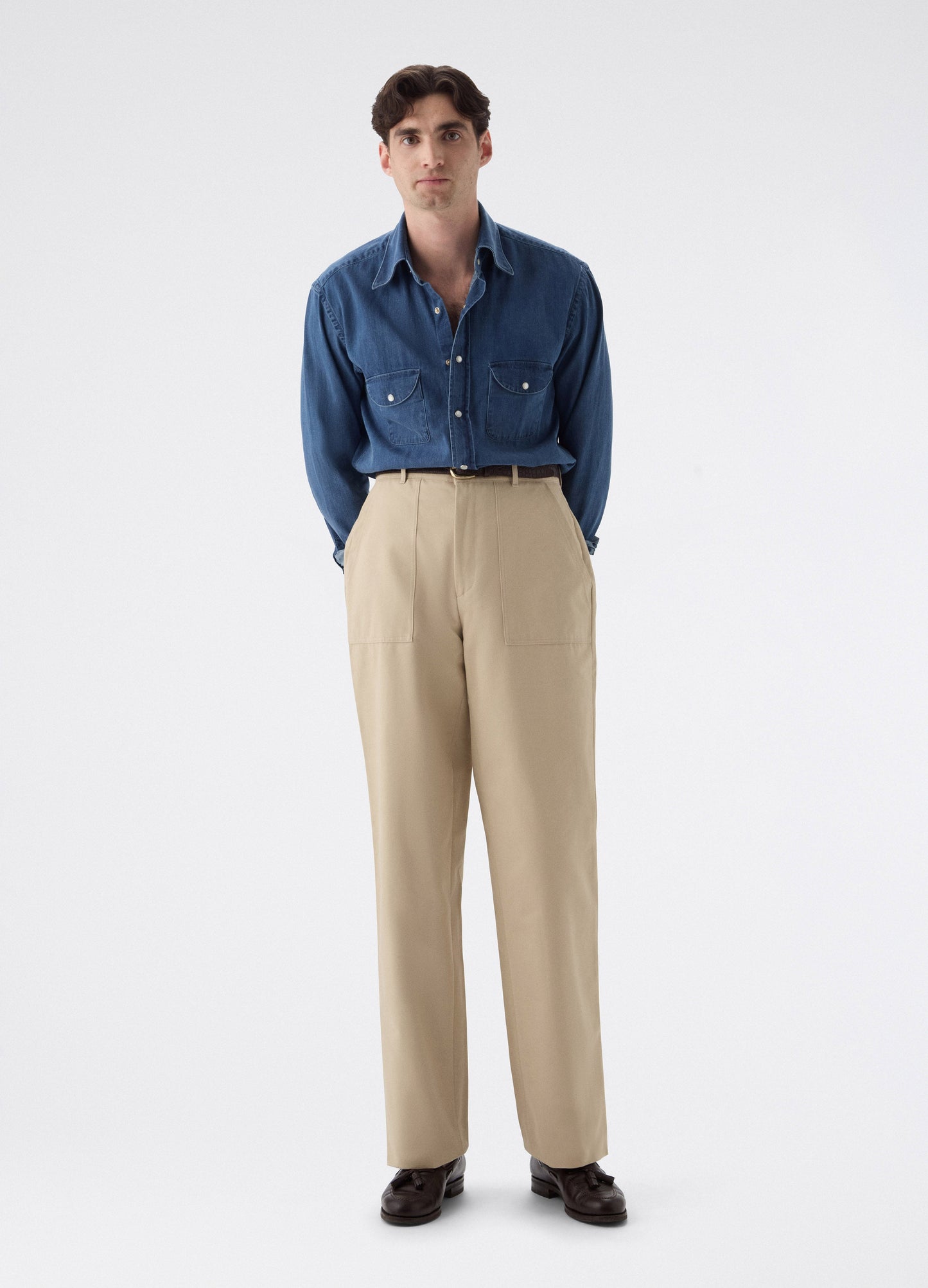 Albert Fatigue Trousers - Tan | Berg & Berg