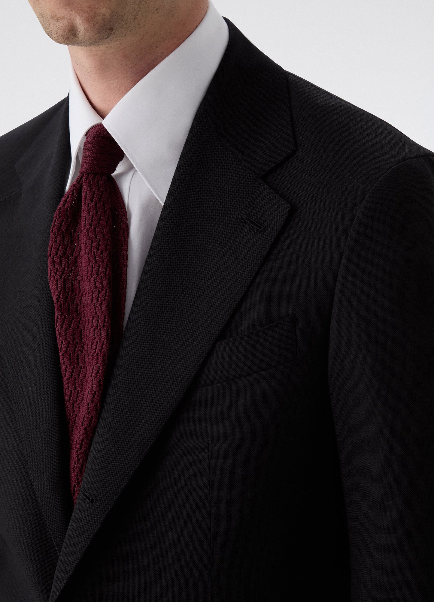 Don High Twist Suit Jacket - Black | Berg & Berg