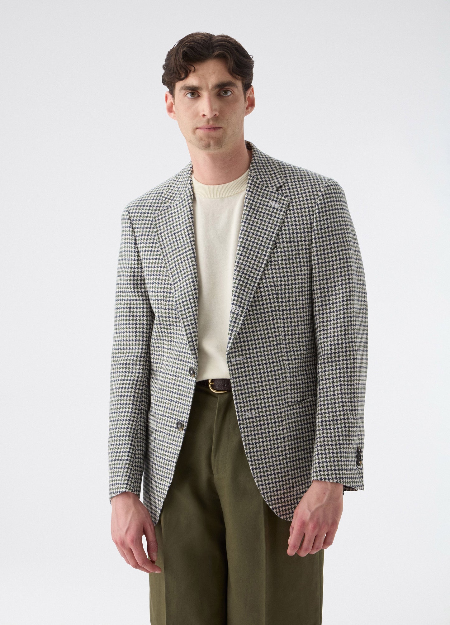 Don Sport Summer Tweed Jacket - Green/Blue Berg & Berg