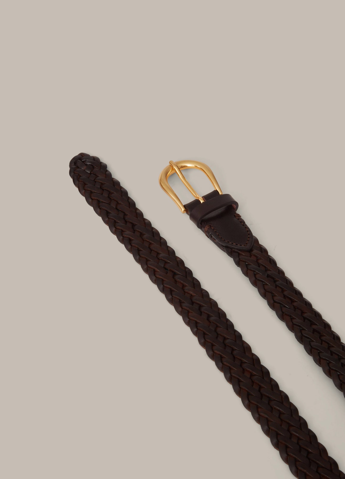 Braided Belt - Chocolate Berg & Berg