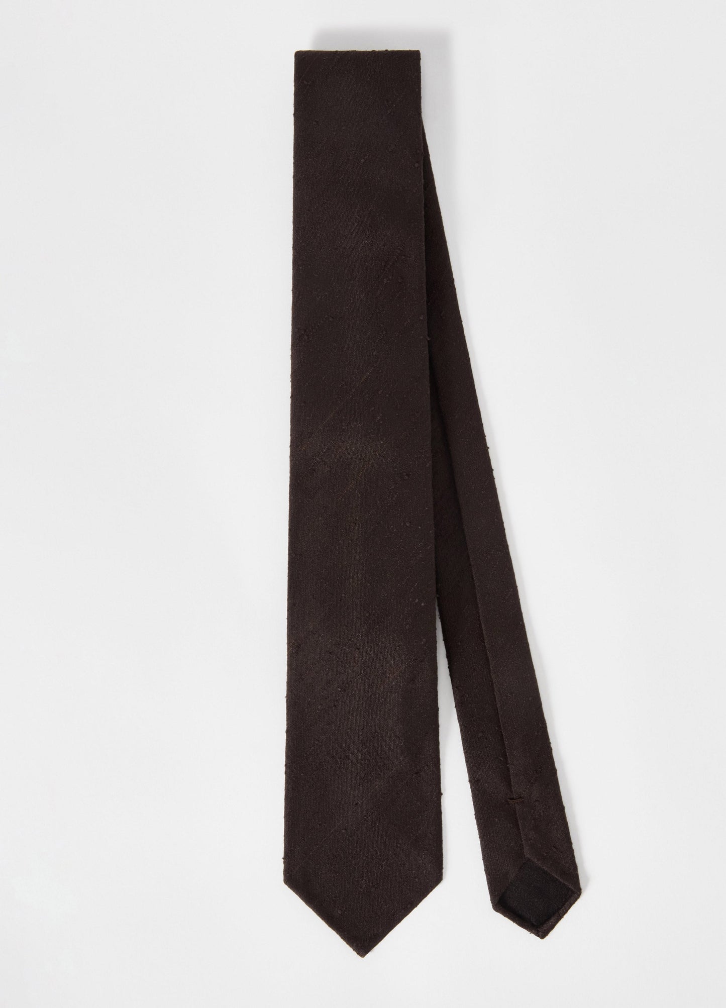 Shantung Tie - Dark Brown Berg & Berg