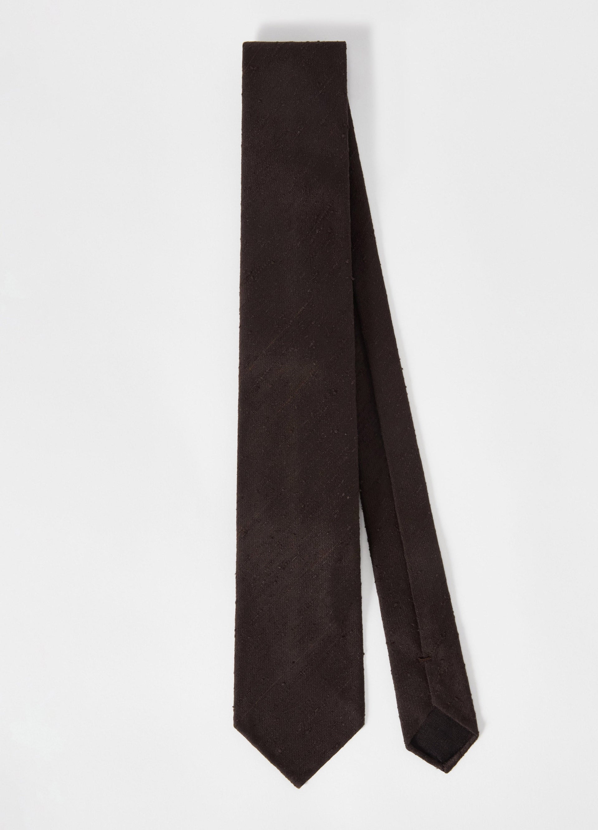 Shantung Tie - Dark Brown Berg & Berg