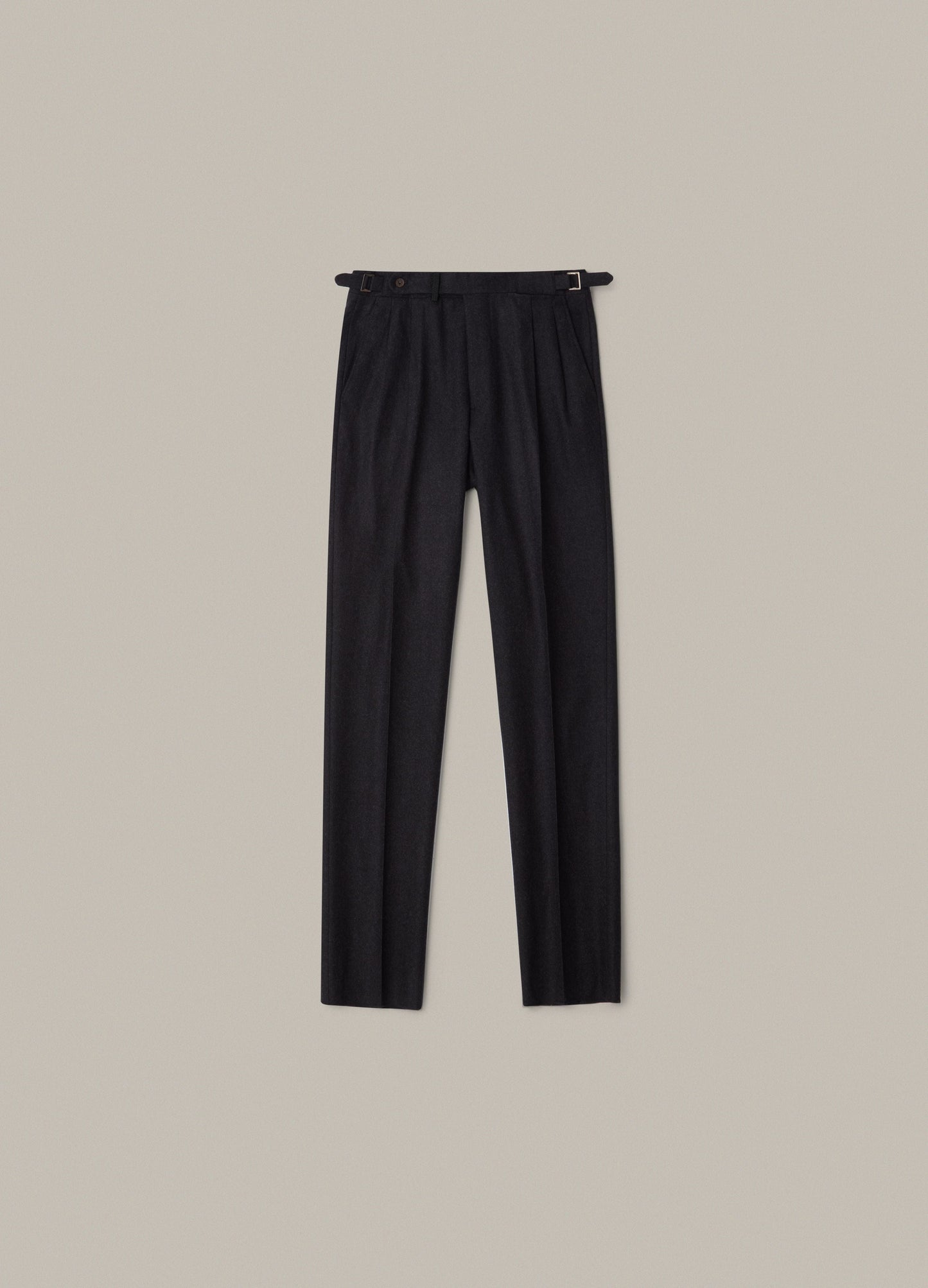Antonio Flannel Trousers - Charcoal Berg & Berg