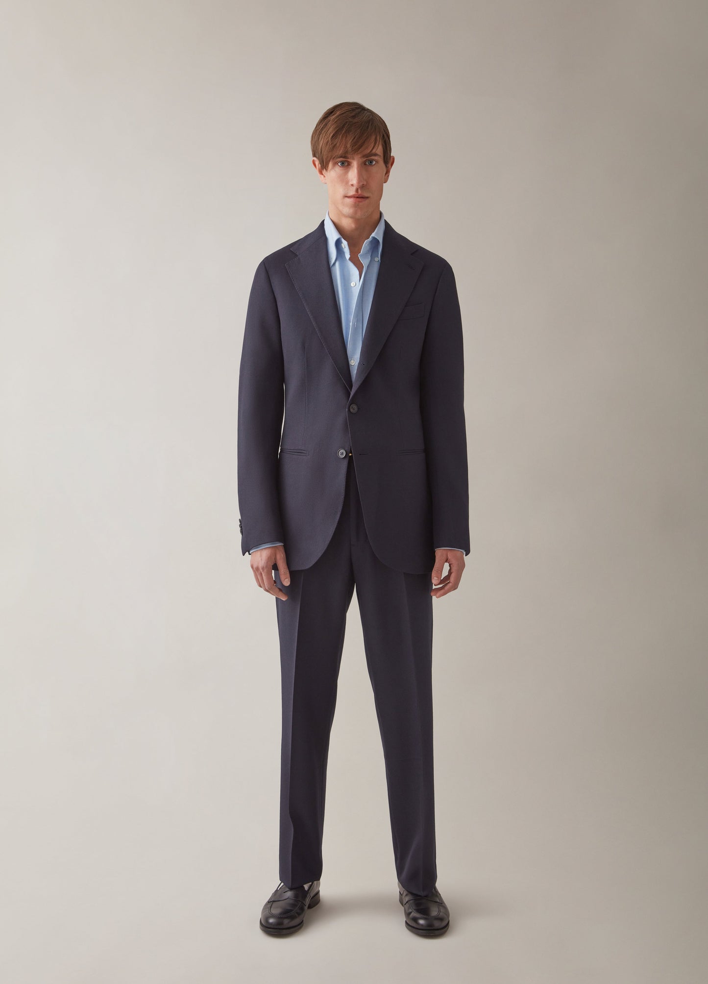 Dan Cavalry Twill Blazer - Navy Berg & Berg