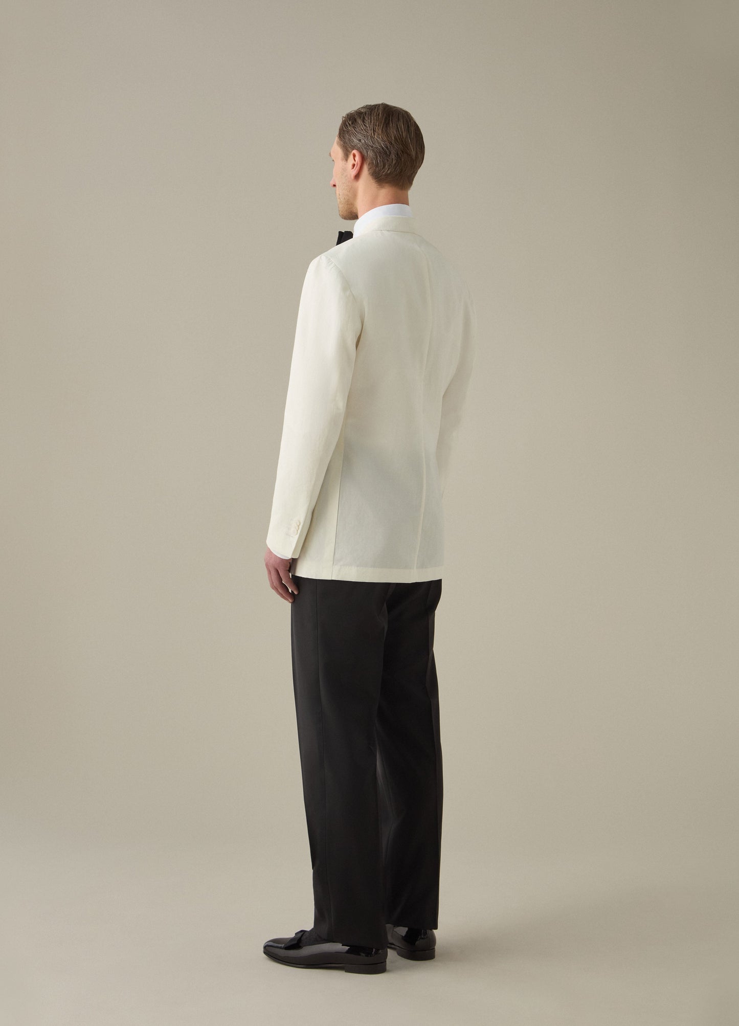 Donnie Smoking Jacket - White Berg & Berg