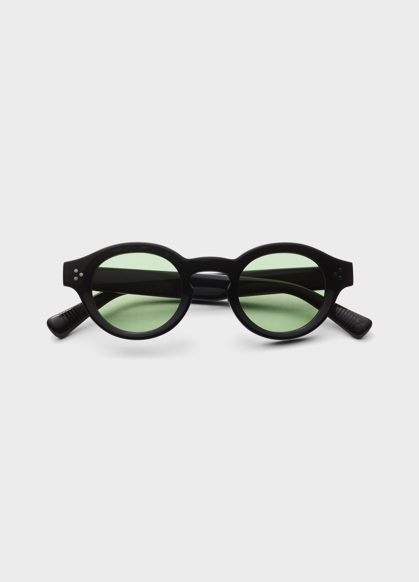 George Sunglasses - Black/Green Lenses bergbergstore