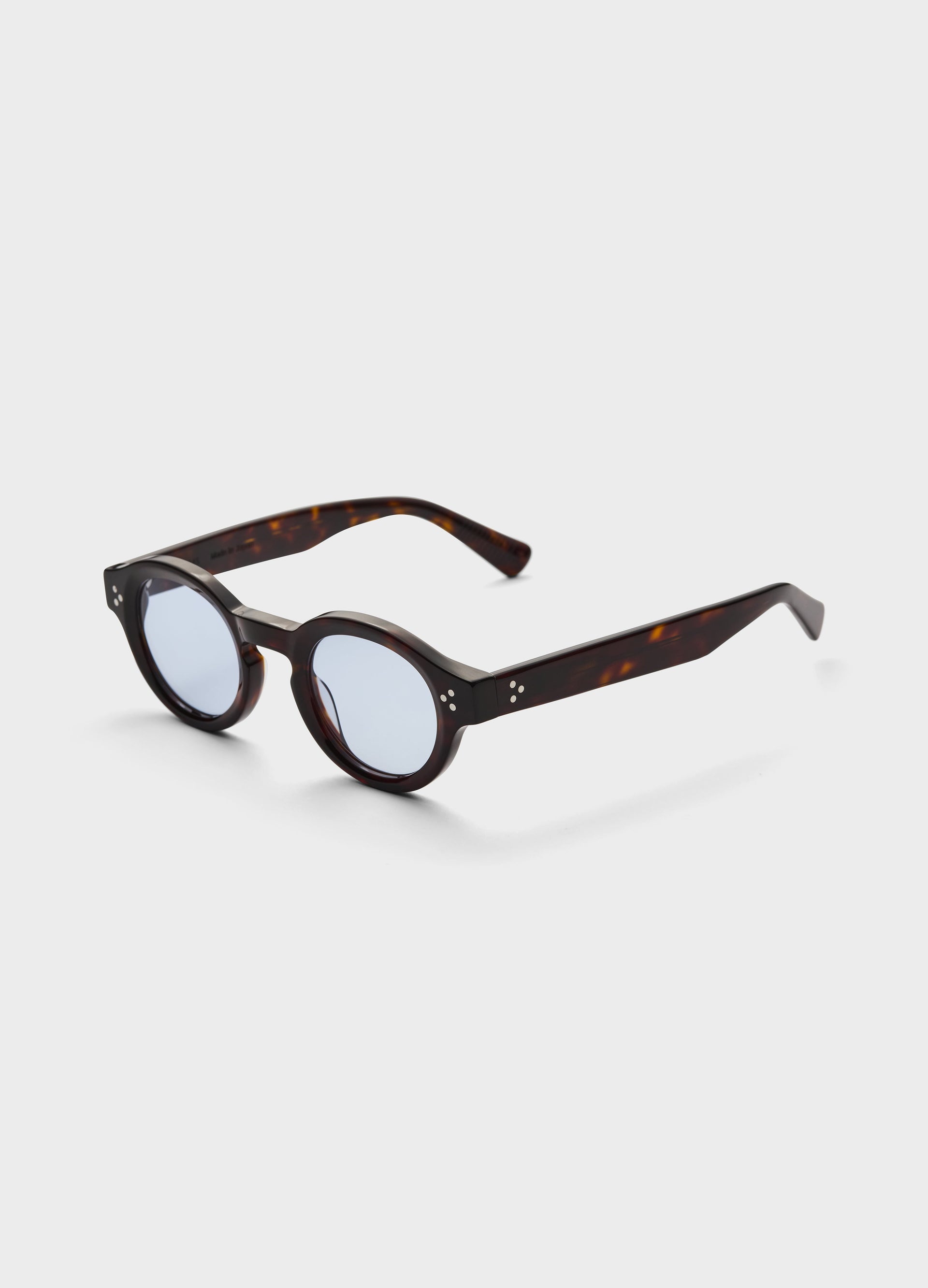 George Sunglasses - Dark Brown Tortoise/Blue Lenses bergbergstore