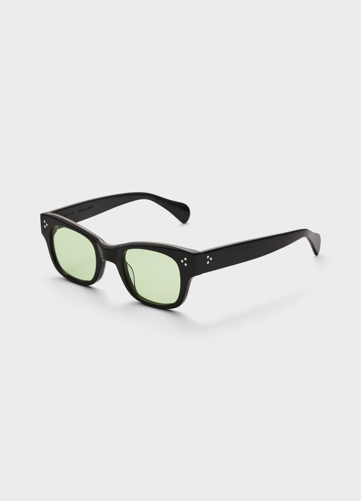 Gustav Sunglasses - Black/Green Lenses bergbergstore