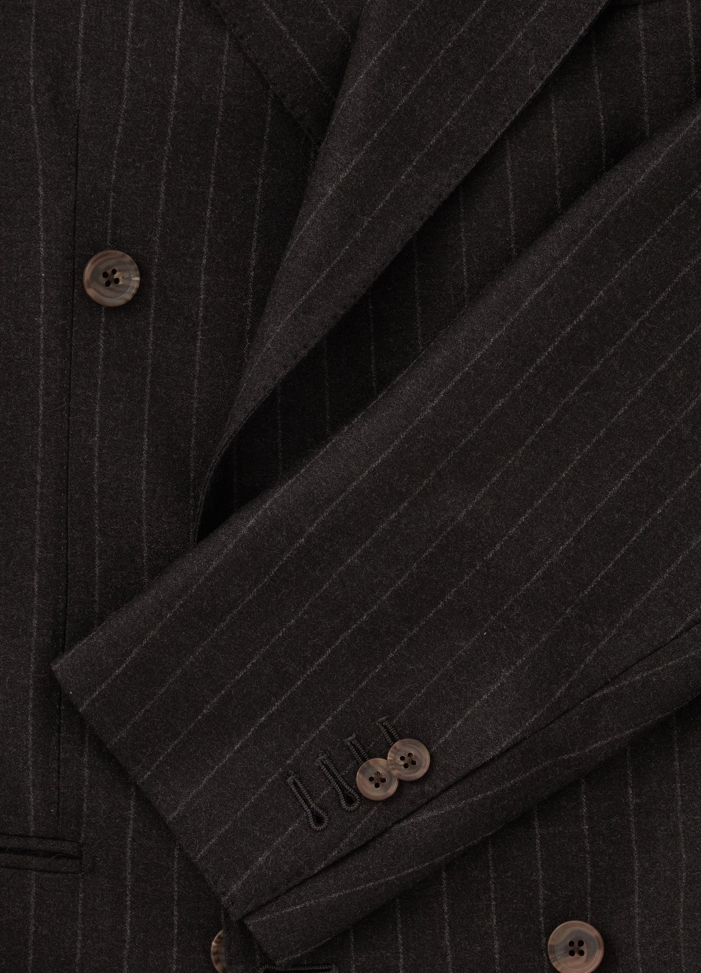 Dylan DB Chalk Stripe Blazer - Charcoal Berg & Berg