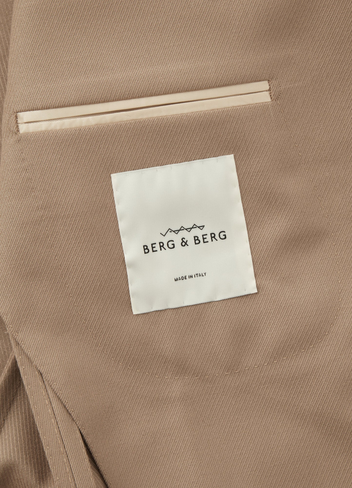 Dan Sport Cavalry Twill Blazer - Cold Beige Berg & Berg