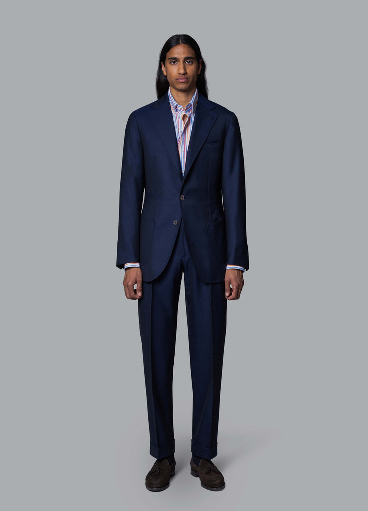 is-ness GABARDINE BLAZER[NAVY] L 青っぽい