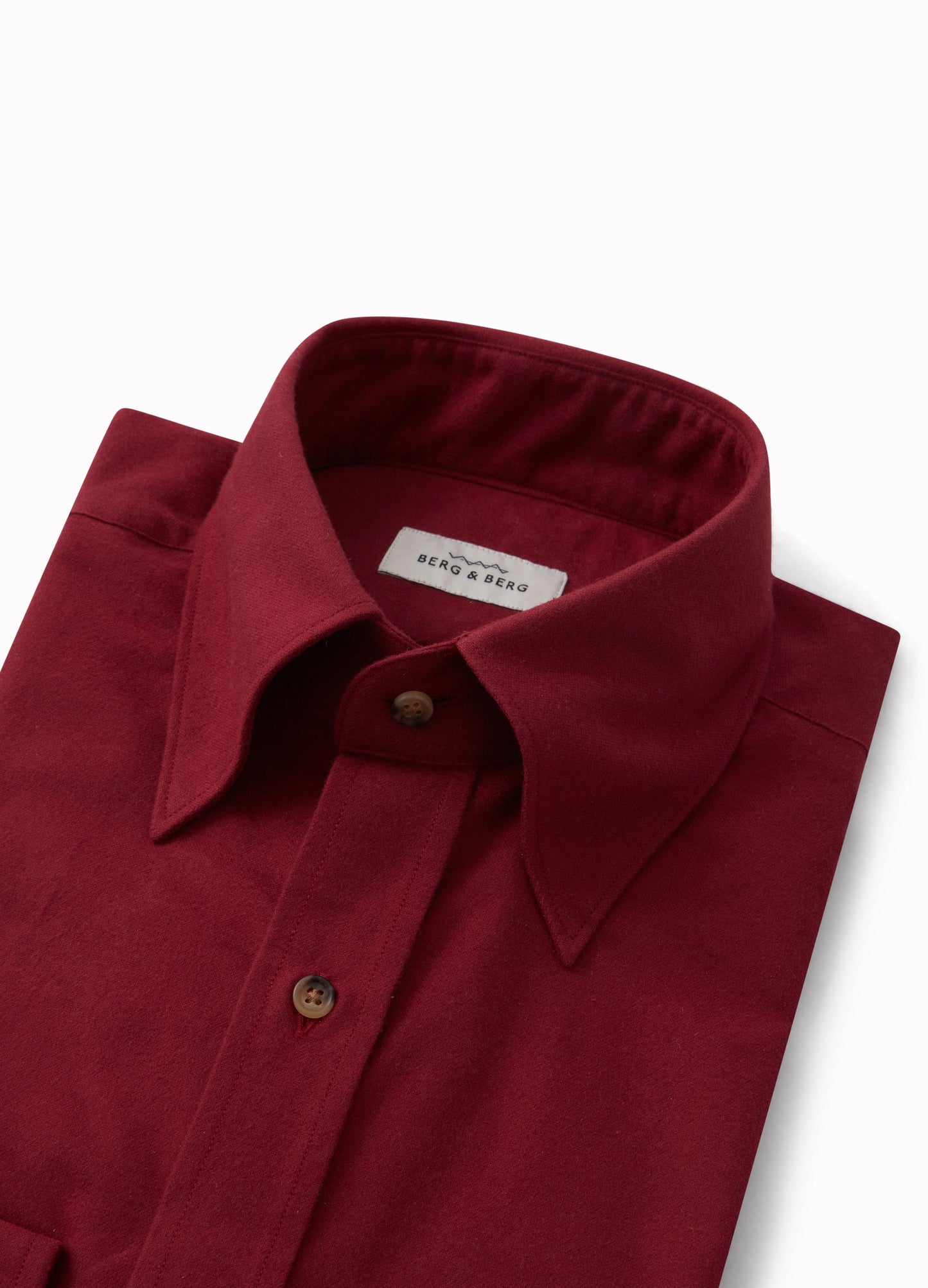 Fabian Turndown Collar Shirt - Red Berg & Berg