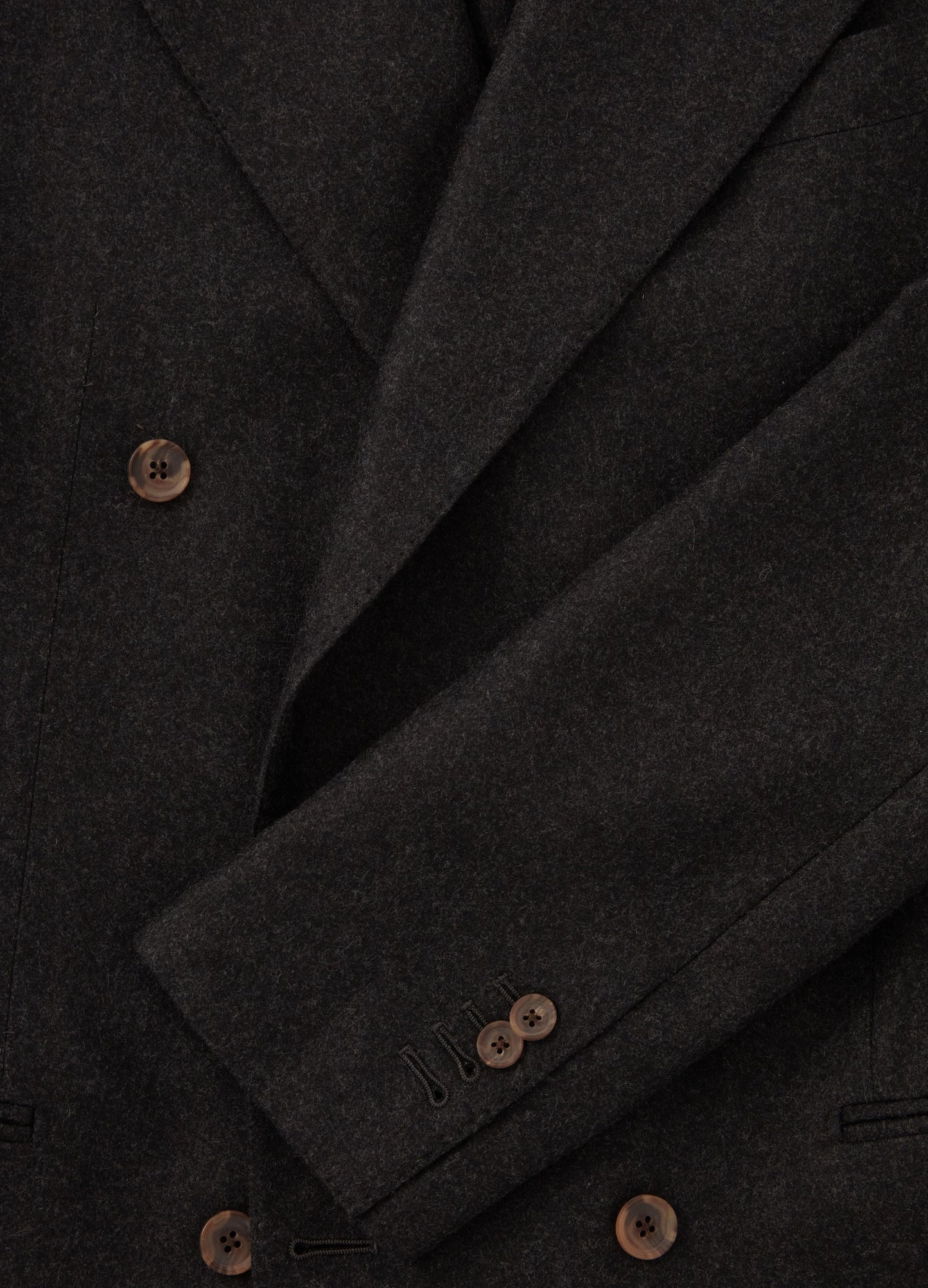 Dylan DB Flannel Blazer - Charcoal Berg & Berg