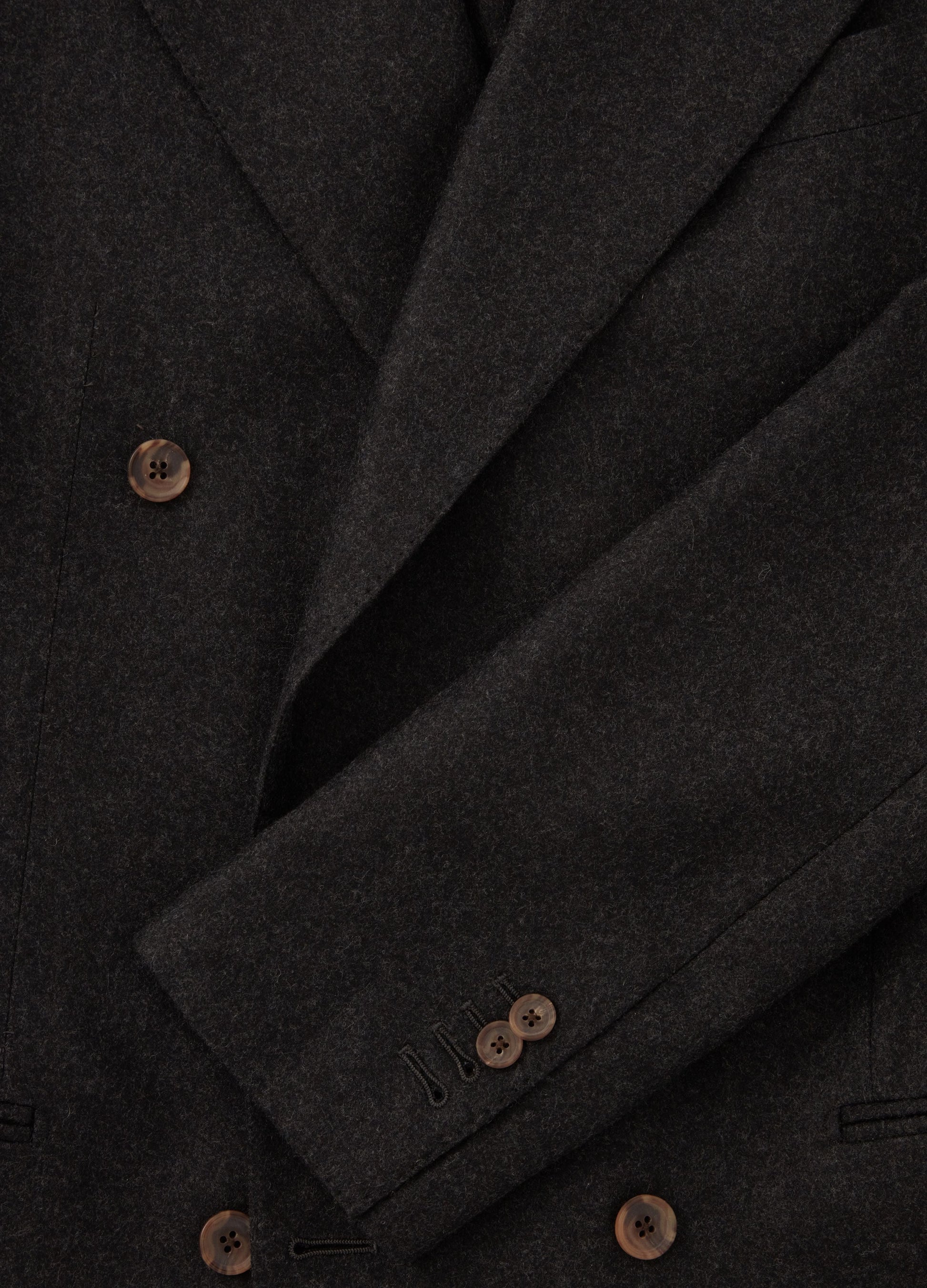 Dylan DB Flannel Blazer - Charcoal Berg & Berg